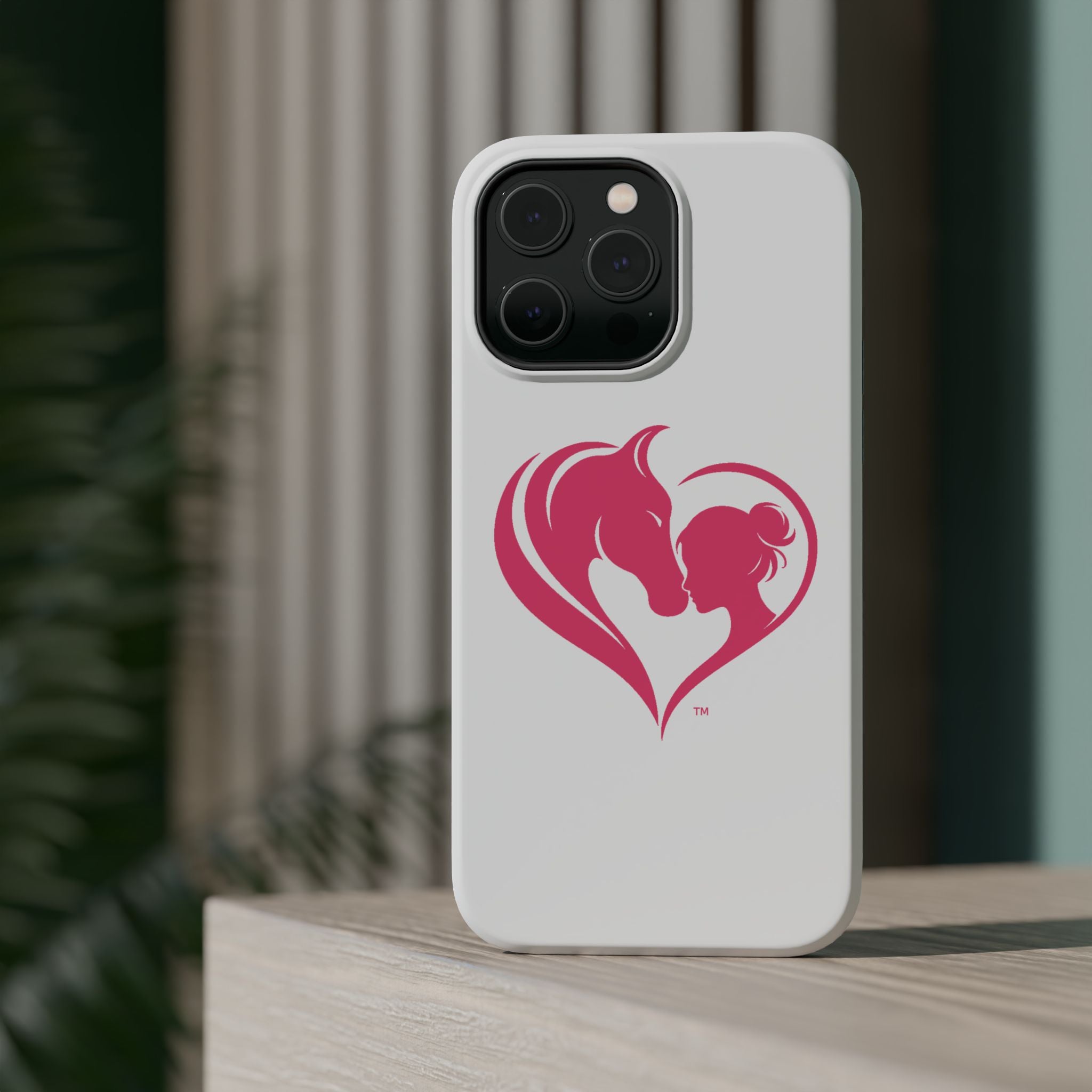 Horse Girl Heart, Stunning print Magnetic Impact-Resistant Cases HorseGirlsbrand