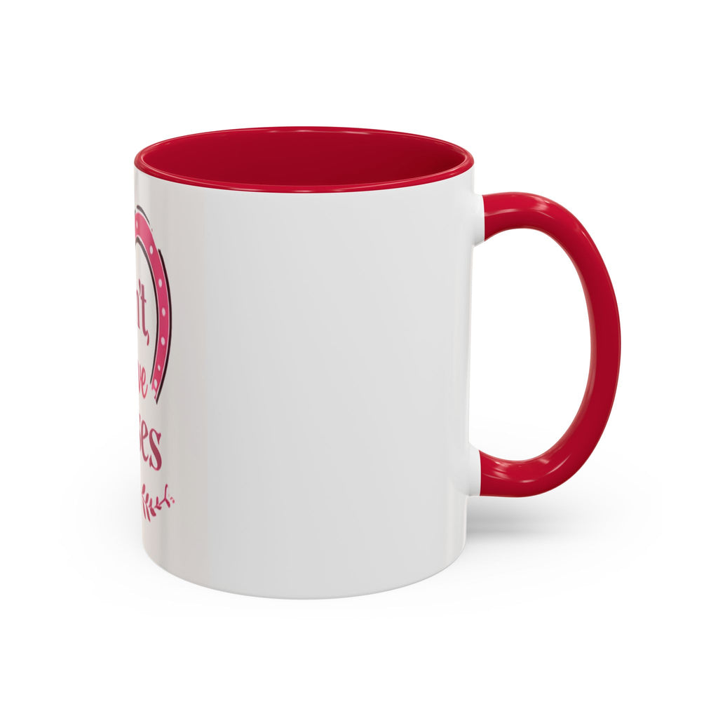 I Can't I Have Horses Pink Horseshoe Heart Mug | Coffee Cup, Equestrian, HorseGirlsBrand
