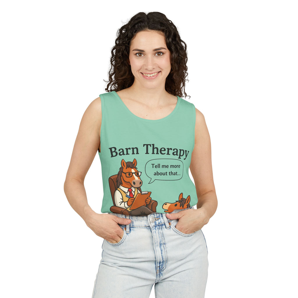 Barn Therapy Horse Tank Top |  HorseGirlsBrand