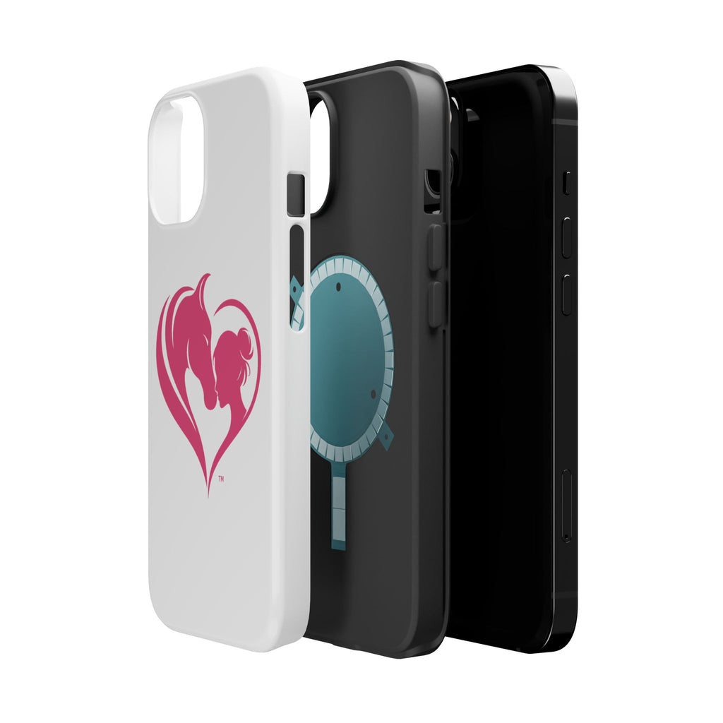 Horse Girl Heart, Stunning print Magnetic Impact-Resistant Cases HorseGirlsbrand