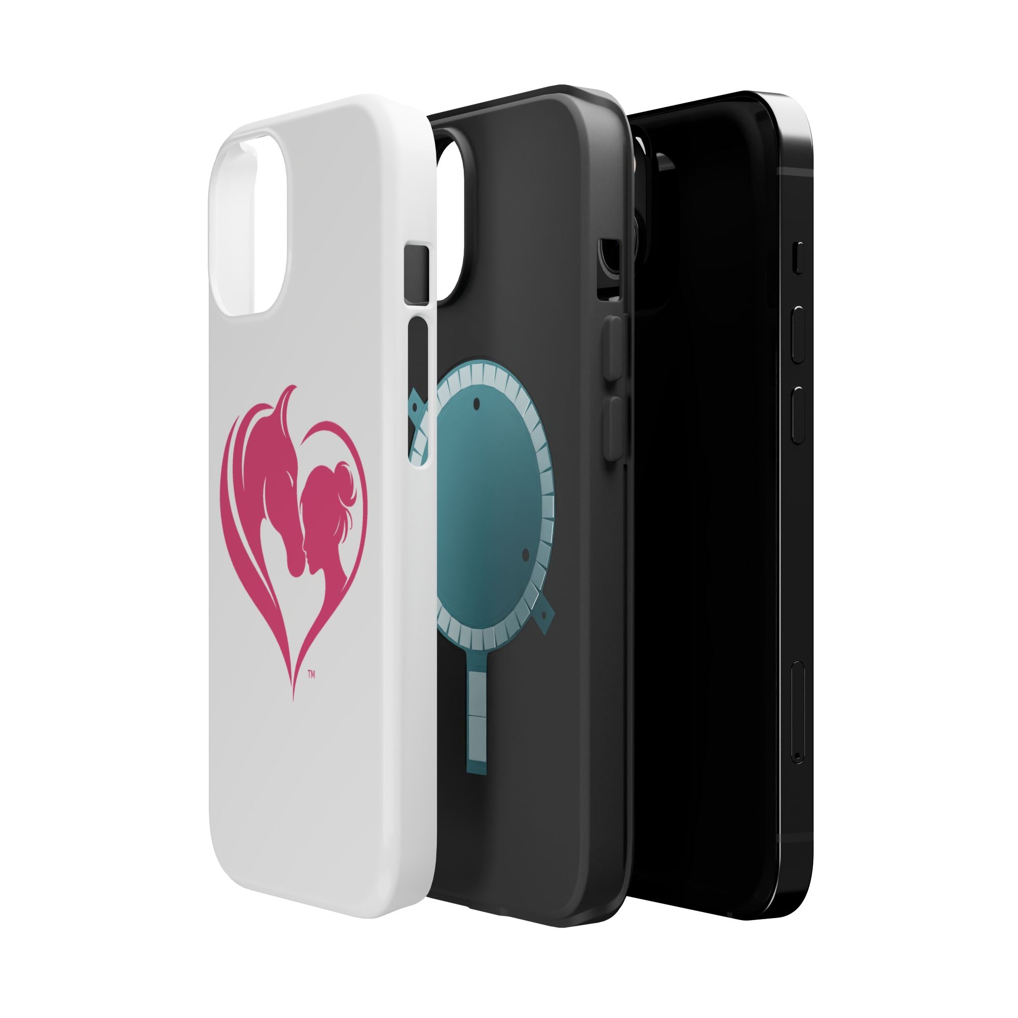 Horse Girl Heart, Stunning print Magnetic Impact-Resistant Cases HorseGirlsbrand