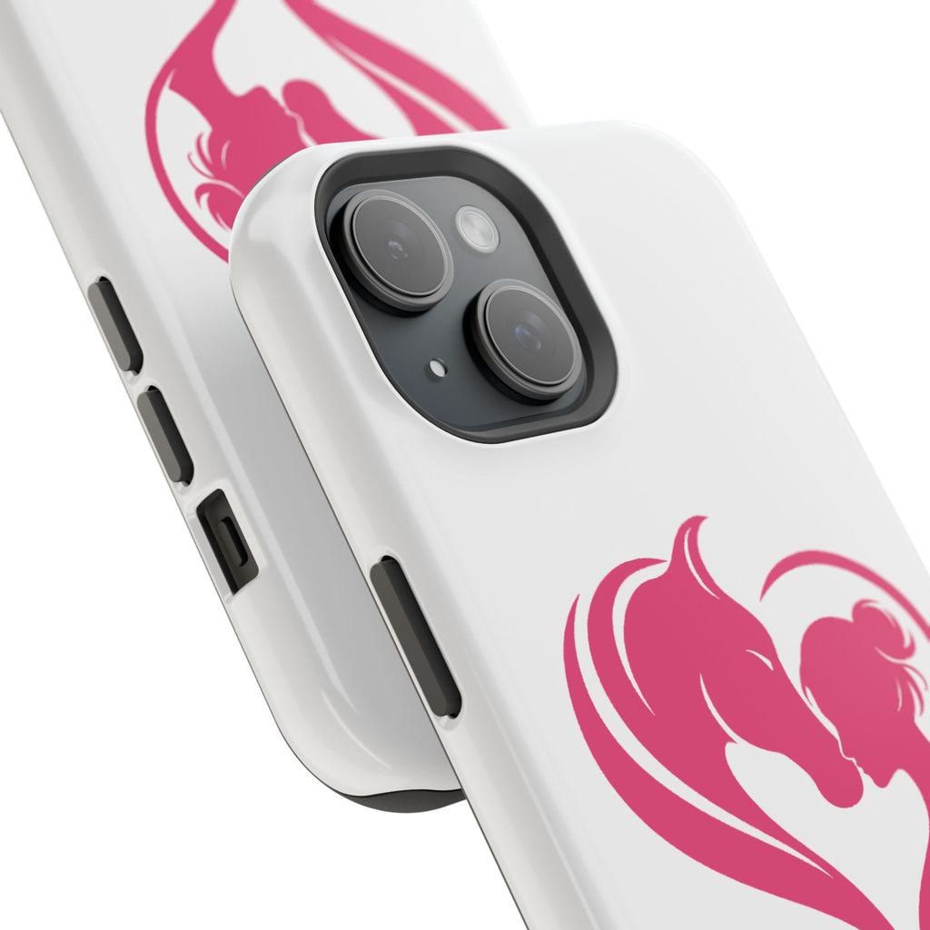 Horse Girl Heart, Stunning print Magnetic Impact-Resistant Cases HorseGirlsbrand