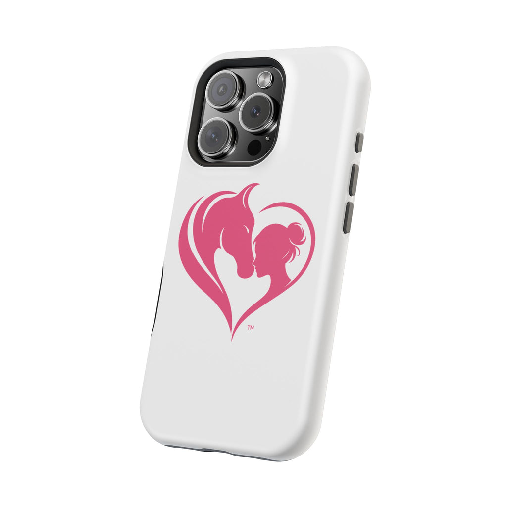 Horse Girl Heart, Stunning print Magnetic Impact-Resistant Cases HorseGirlsbrand