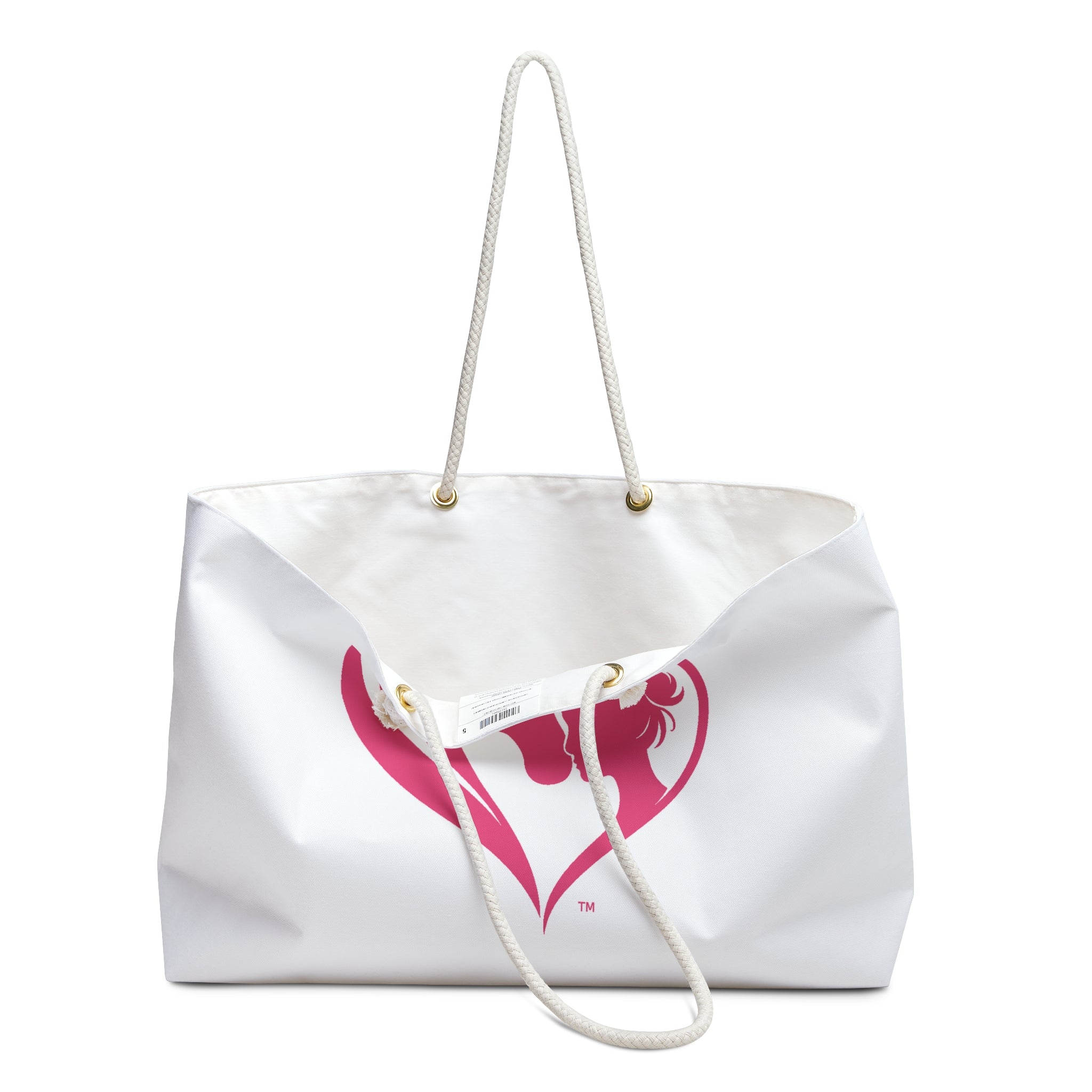 Horse and Girl Heart Weekender Bag | Equestrian Tote, Pink Silhouette HorseGirlsBrand