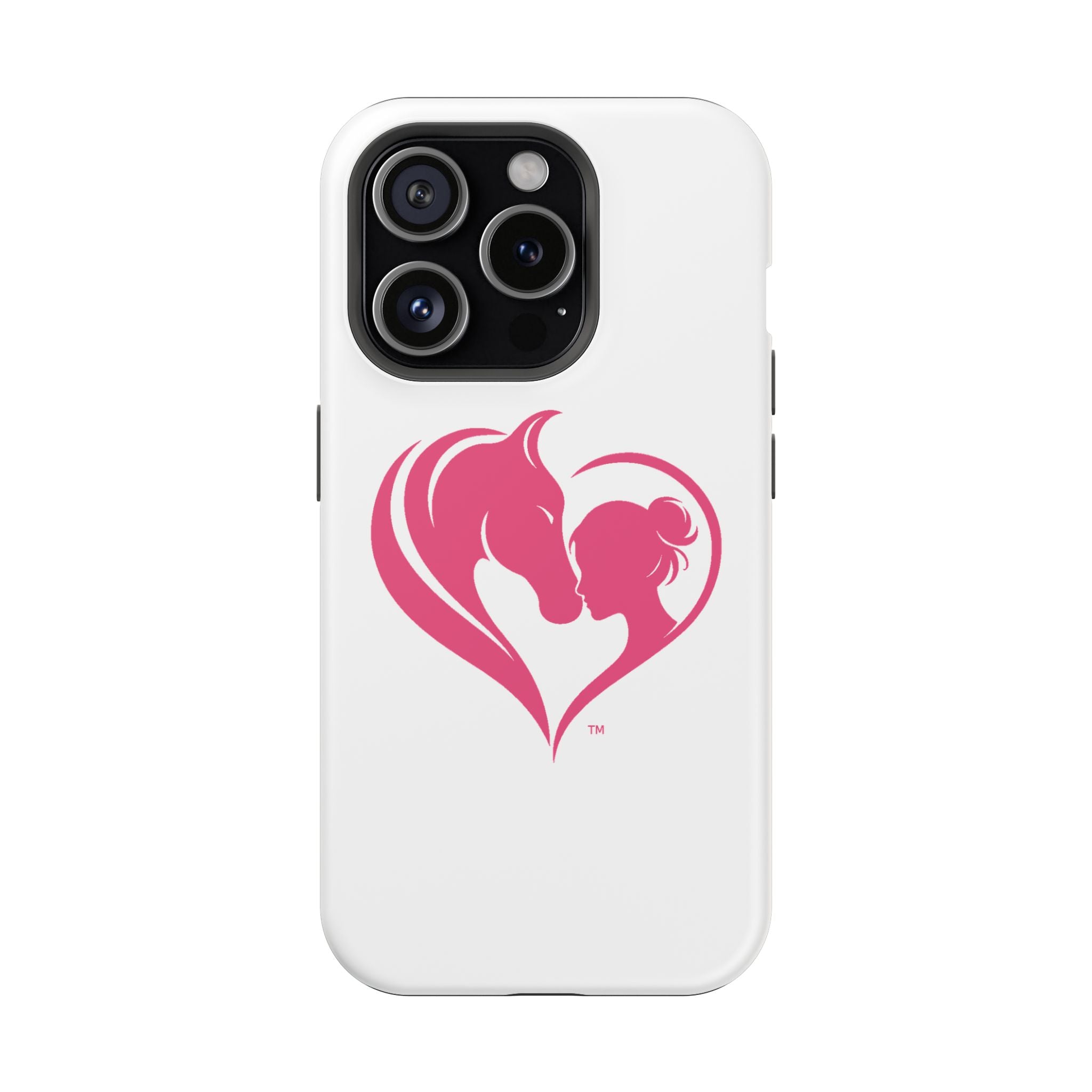 Horse Girl Heart, Stunning print Magnetic Impact-Resistant Cases HorseGirlsbrand