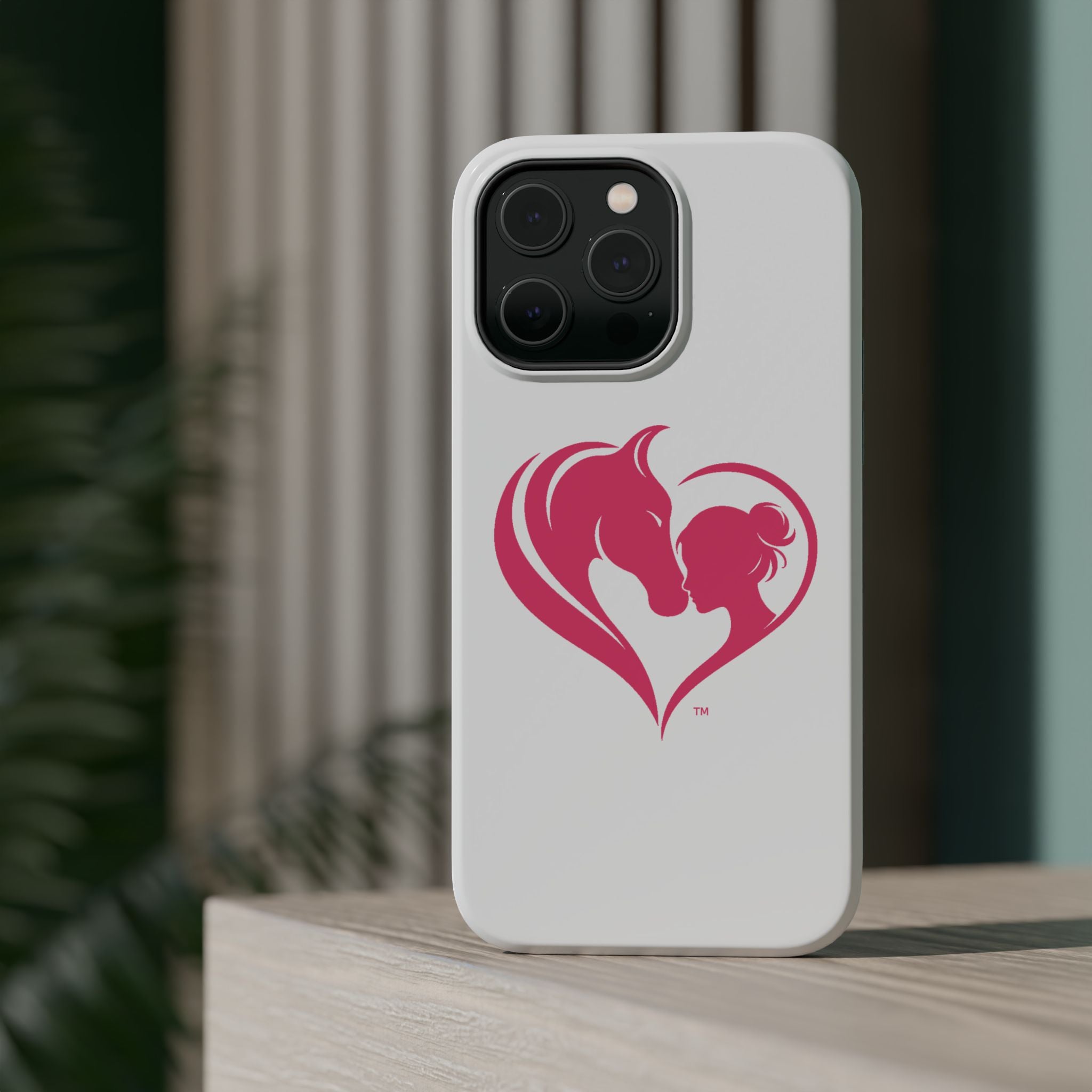 Horse Girl Heart, Stunning print Magnetic Impact-Resistant Cases HorseGirlsbrand