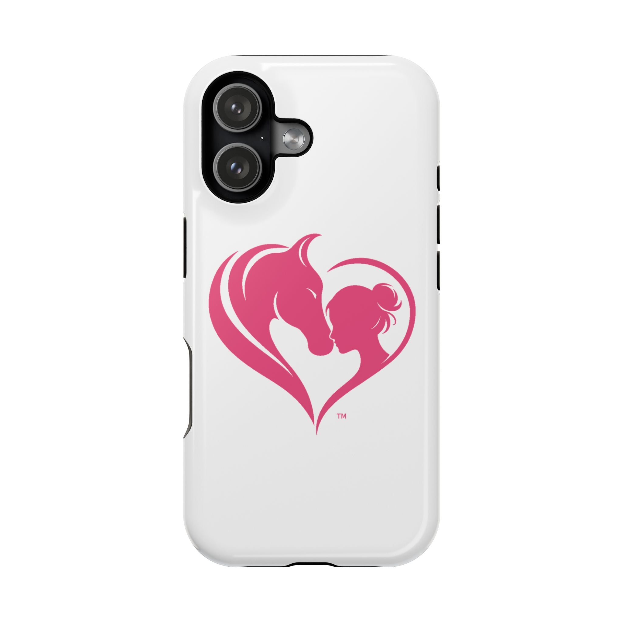 Horse Girl Heart, Stunning print Magnetic Impact-Resistant Cases HorseGirlsbrand