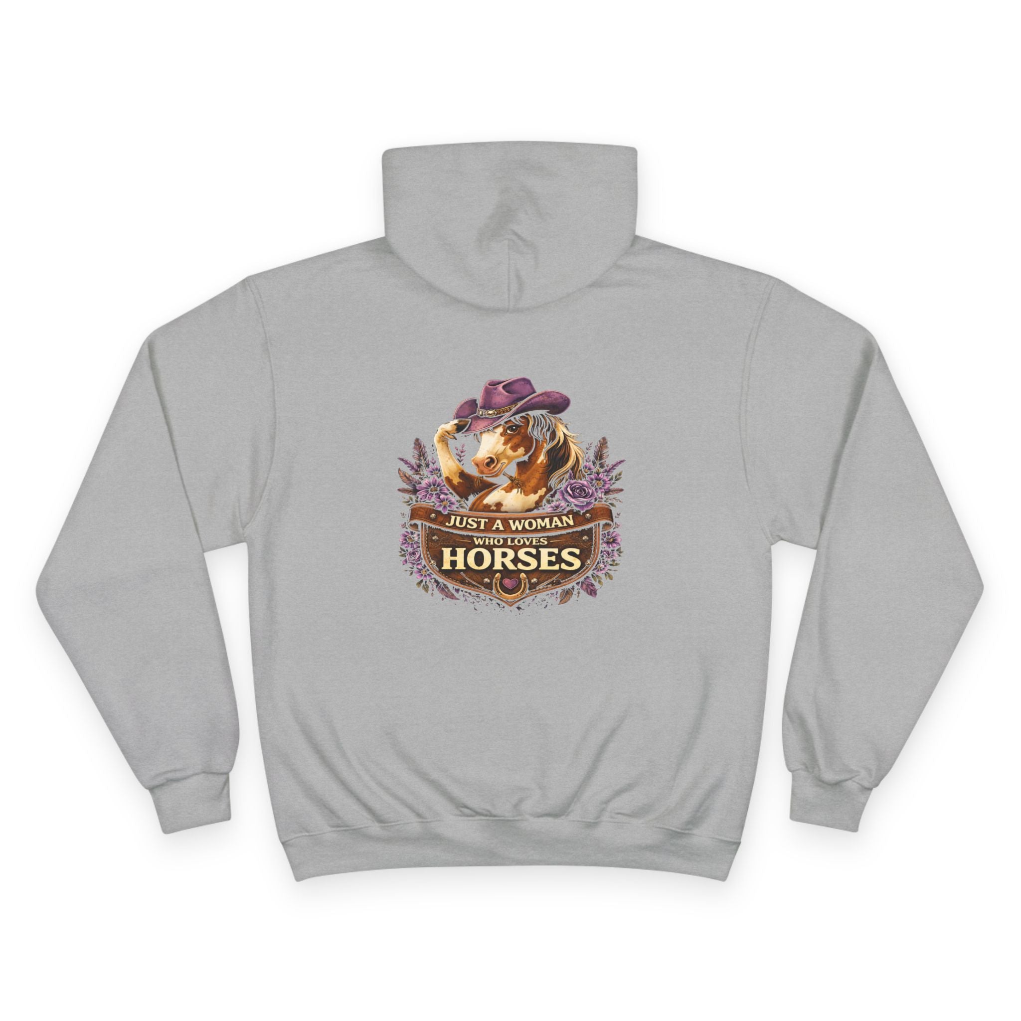 Just A Women That Loves Horses Hoodie | HorseGirlsBrand