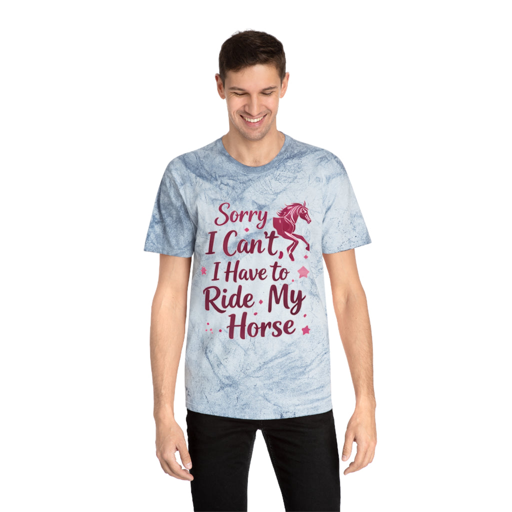 Sorry I Can't I Have to Ride My Horse T-Shirt | HorseGirlsbrand