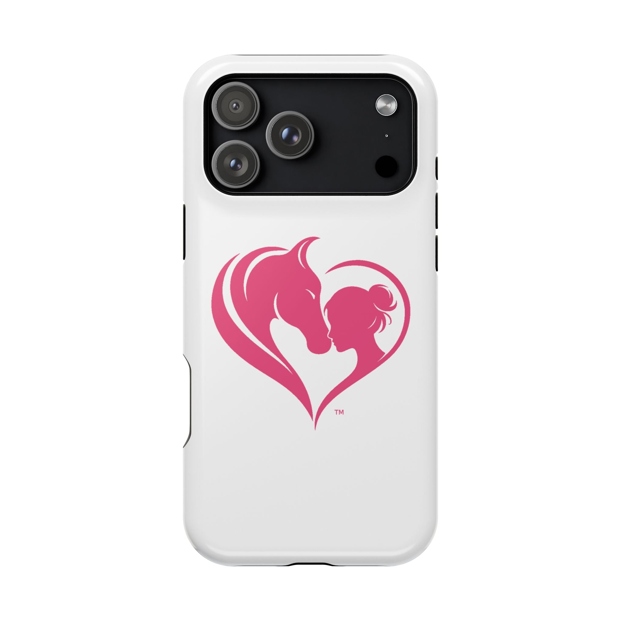 Horse Girl Heart, Stunning print Magnetic Impact-Resistant Cases HorseGirlsbrand