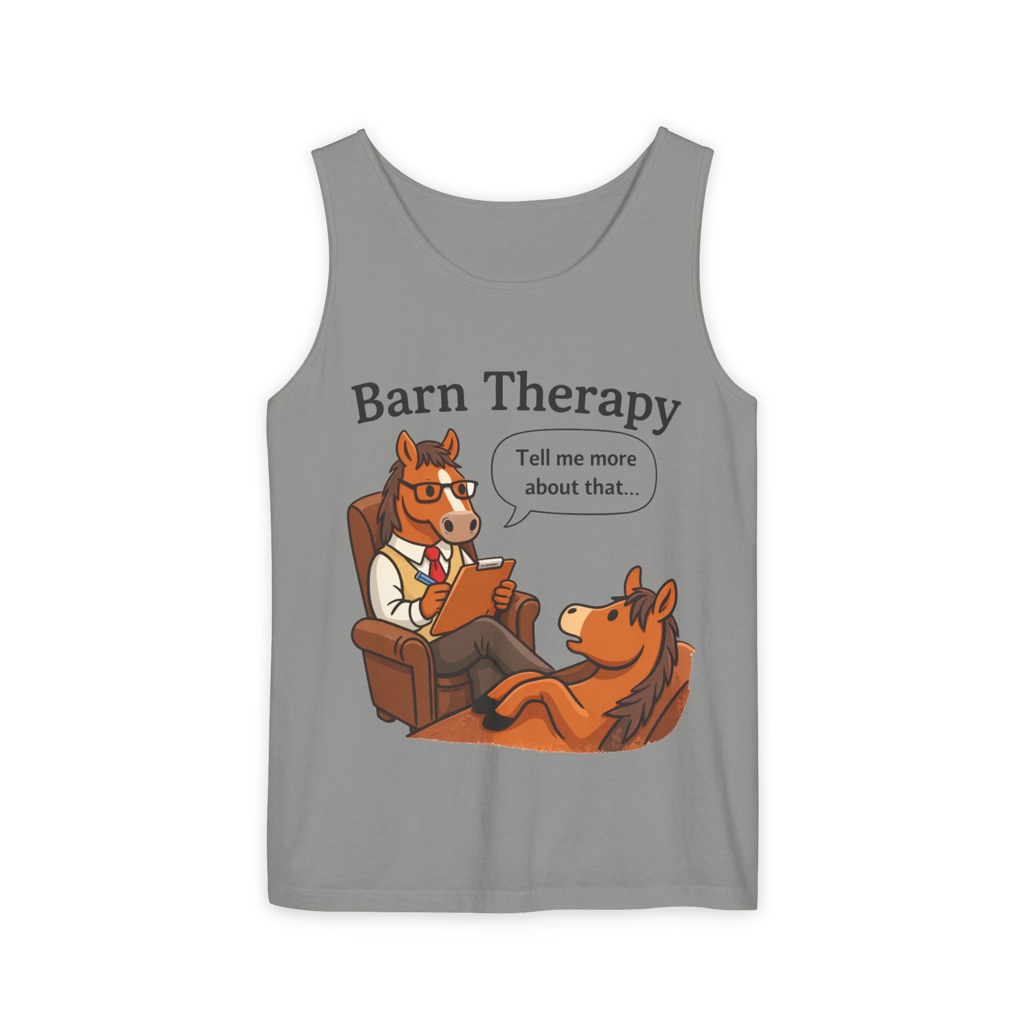 Barn Therapy Horse Tank Top |  HorseGirlsBrand