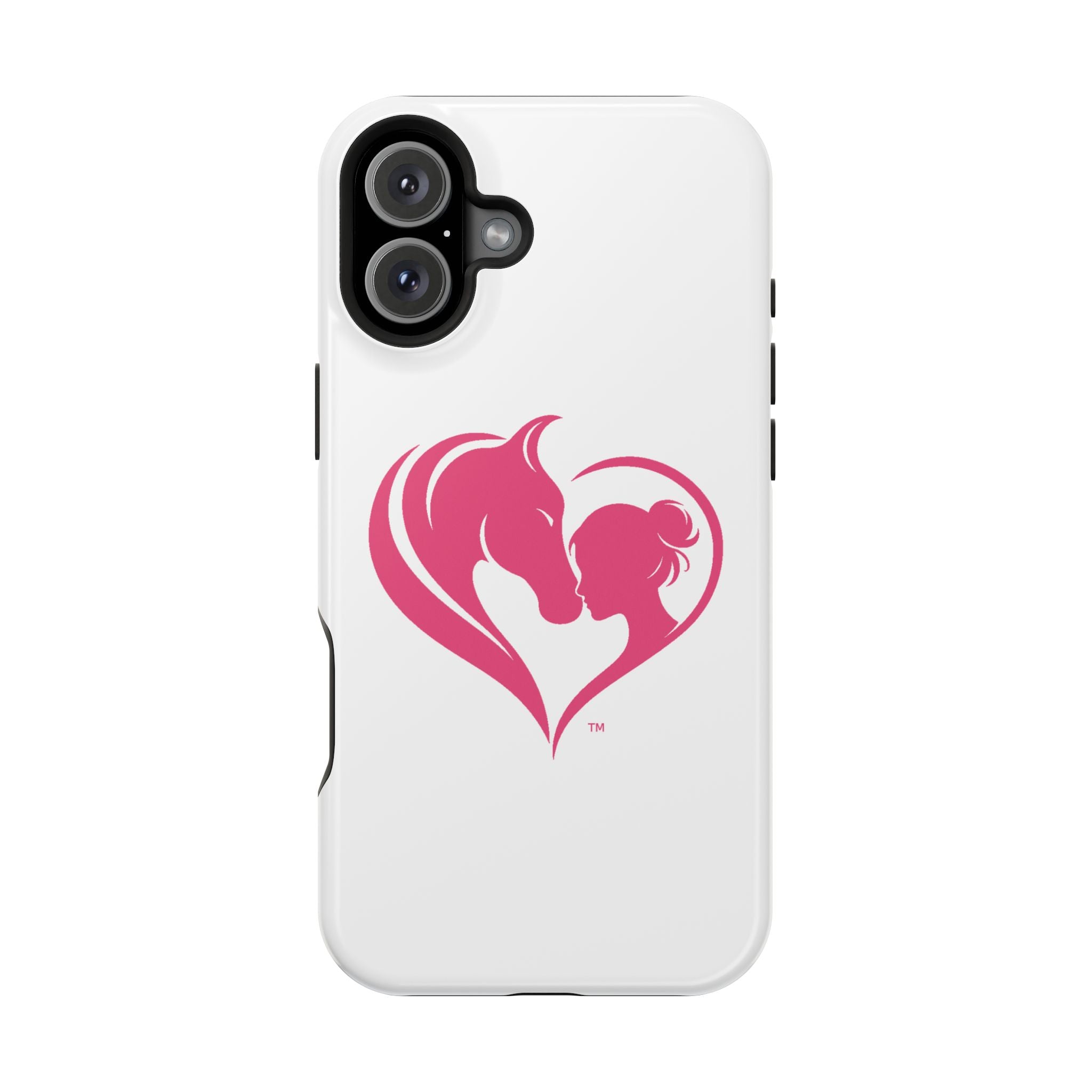 Horse Girl Heart, Stunning print Magnetic Impact-Resistant Cases HorseGirlsbrand