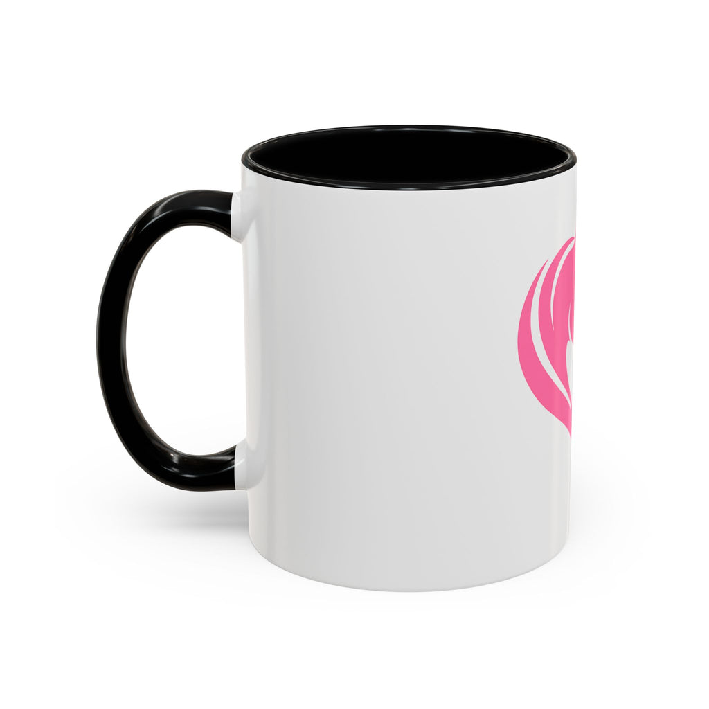 Heart Logo Accent Coffee Mug  Horse & Girl Silhouette for Horse Lovers 11/15oz HorseGirlsBrand