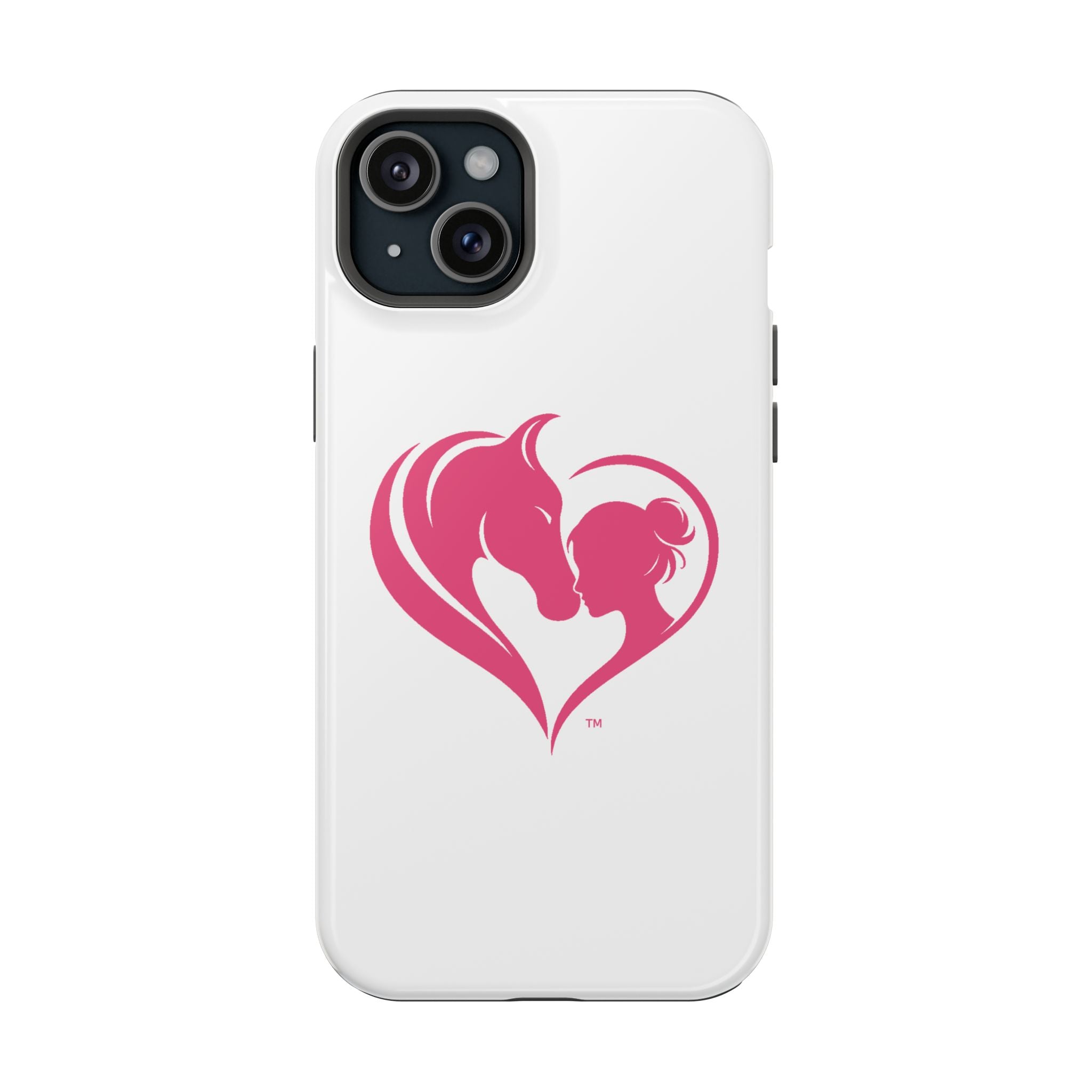 Horse Girl Heart, Stunning print Magnetic Impact-Resistant Cases HorseGirlsbrand