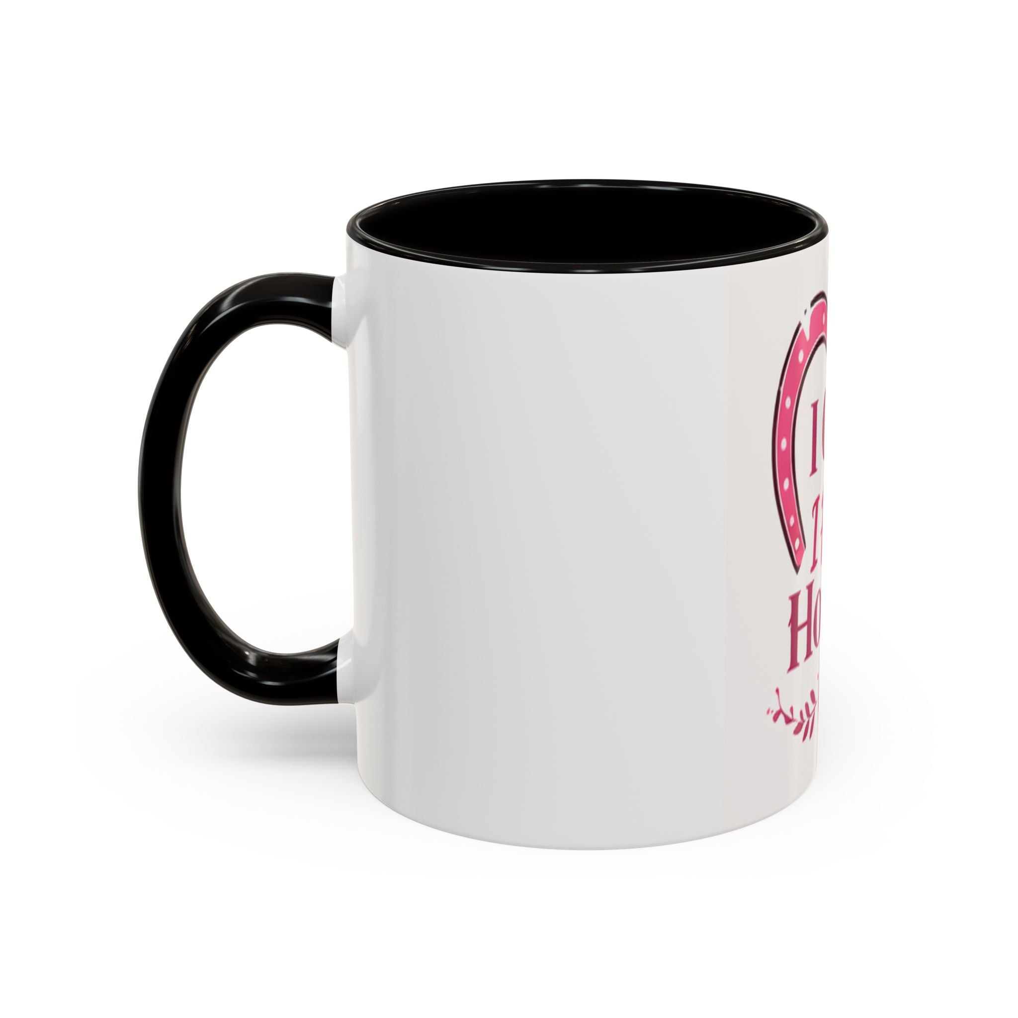 I Can't I Have Horses Pink Horseshoe Heart Mug | Coffee Cup, Equestrian, HorseGirlsBrand