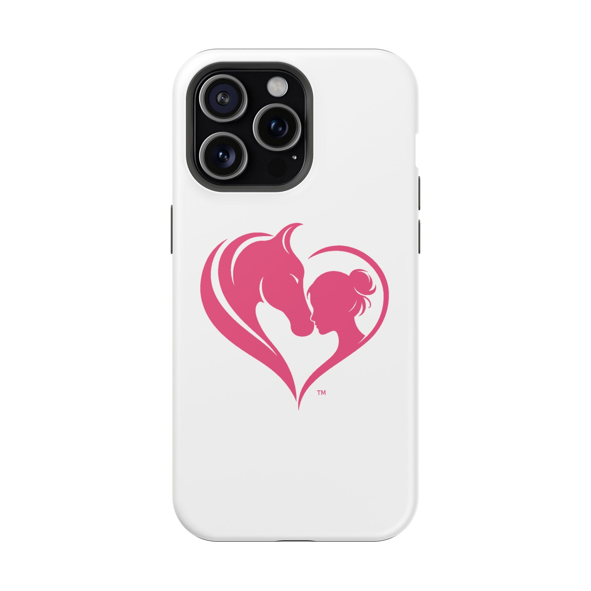 Horse Girl Heart, Stunning print Magnetic Impact-Resistant Cases HorseGirlsbrand