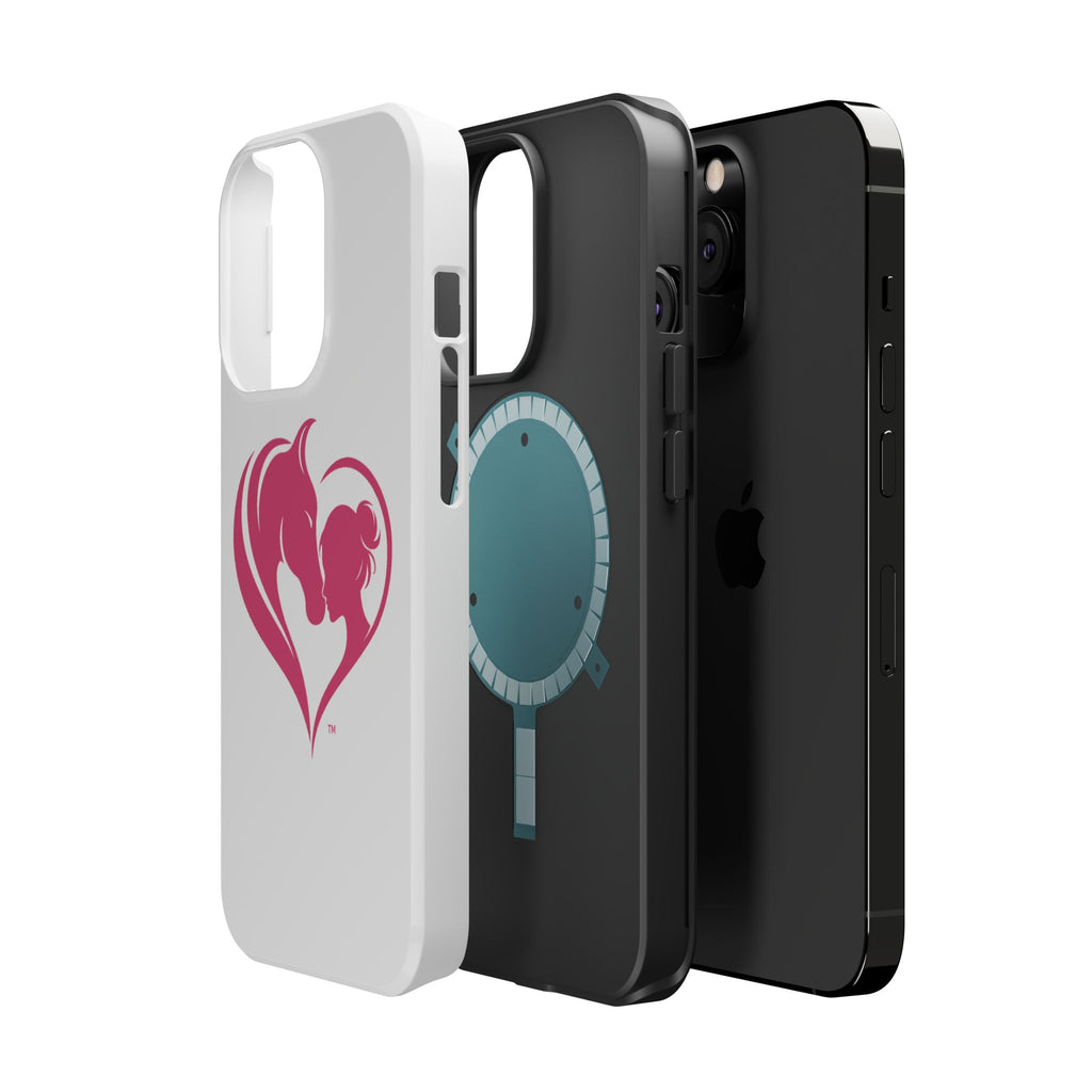 Horse Girl Heart, Stunning print Magnetic Impact-Resistant Cases HorseGirlsbrand