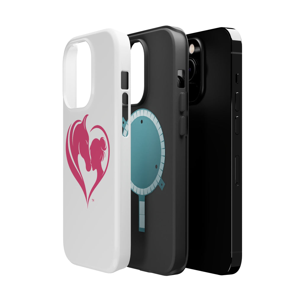 Horse Girl Heart, Stunning print Magnetic Impact-Resistant Cases HorseGirlsbrand