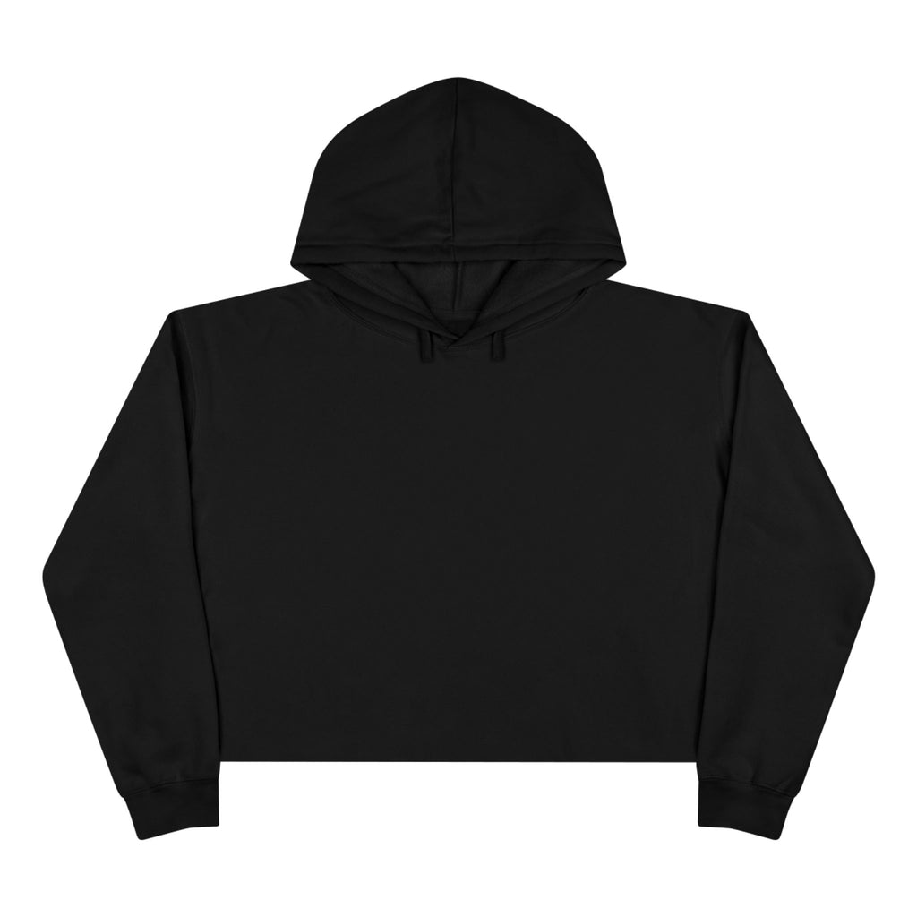 Easily Distracted by Horses Crop Hoodie | Horse Silhouette Warning Sign HorseGirlsBrand