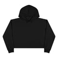 Easily Distracted by Horses Crop Hoodie | Horse Silhouette Warning Sign HorseGirlsBrand