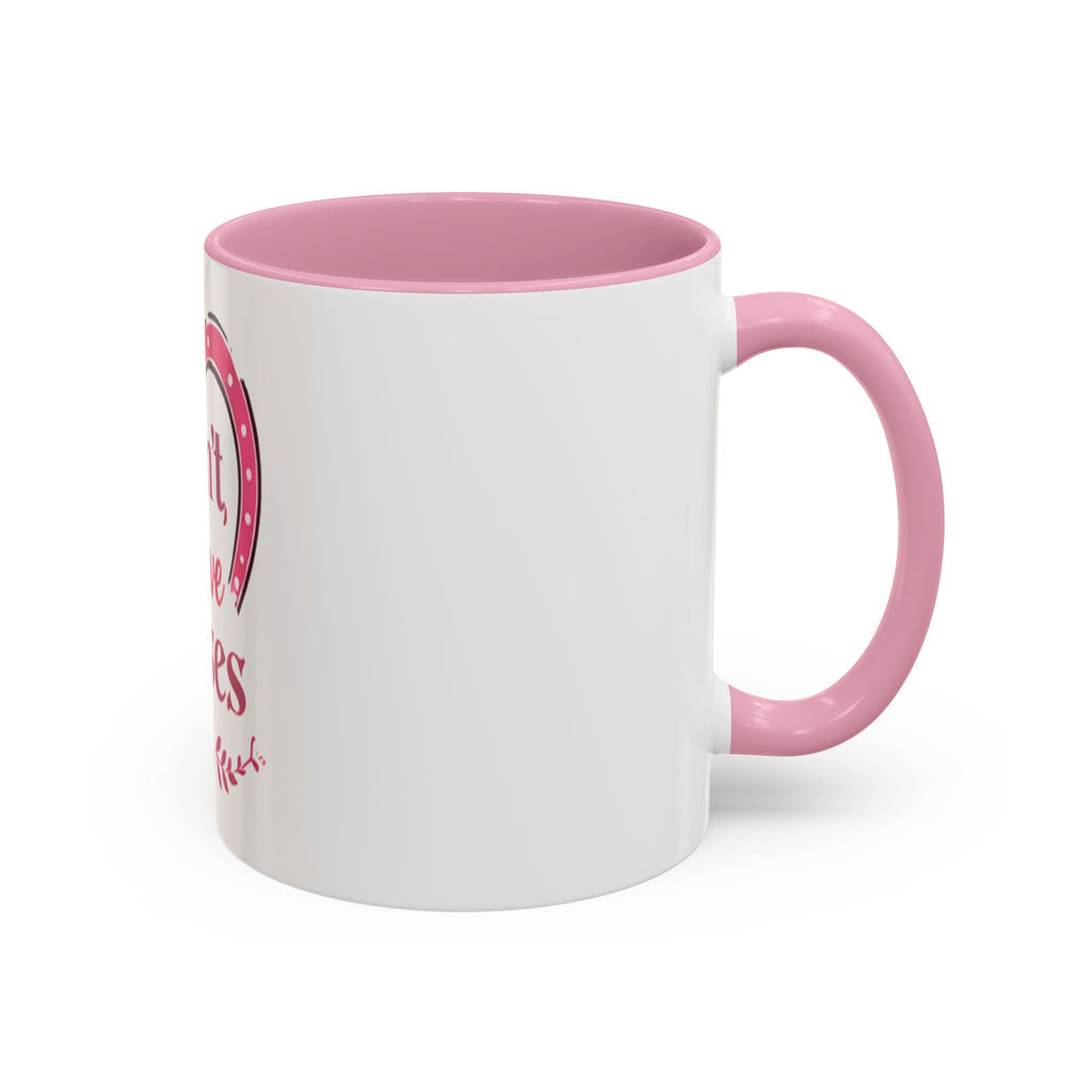 I Can't I Have Horses Pink Horseshoe Heart Mug | Coffee Cup, Equestrian, HorseGirlsBrand