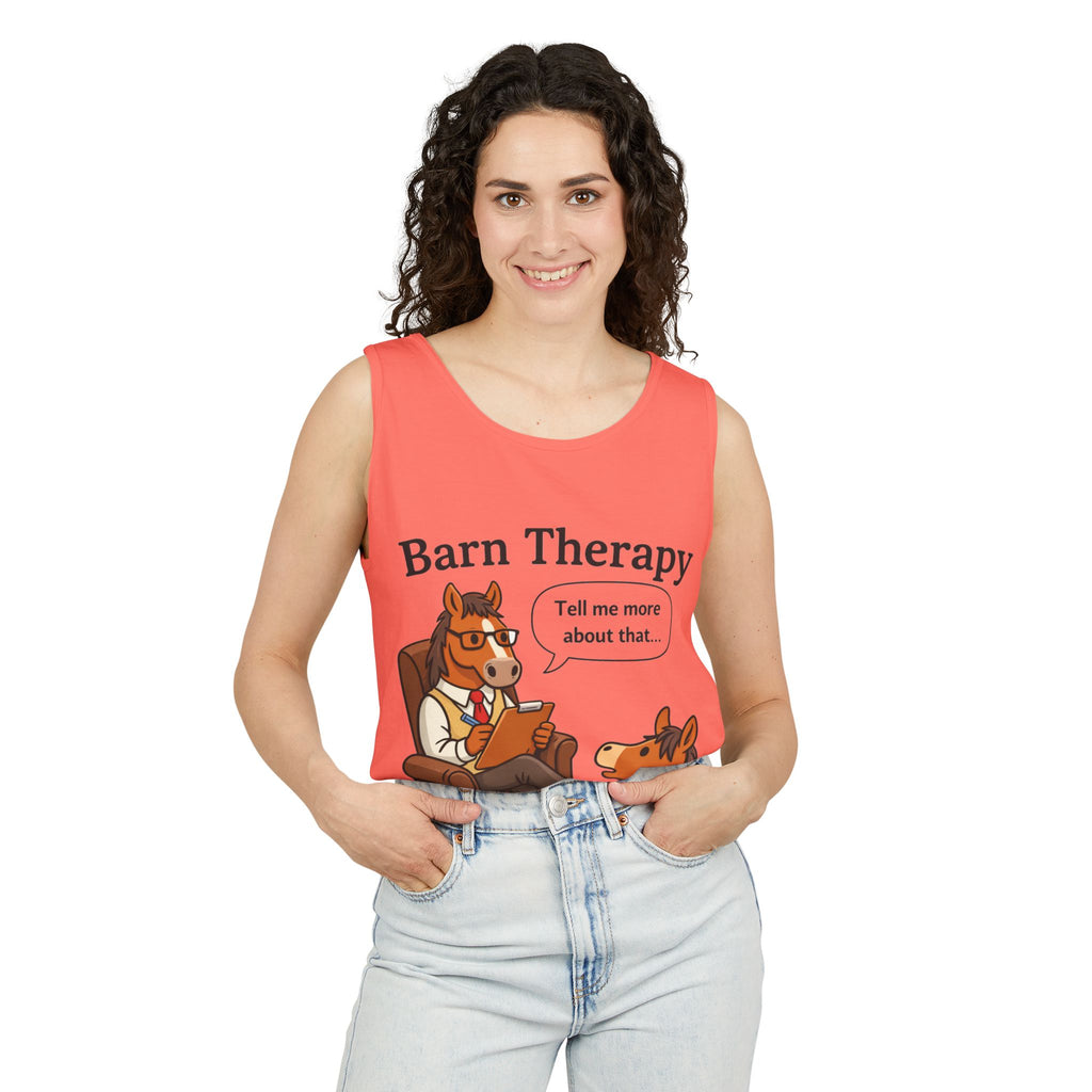 Barn Therapy Horse Tank Top |  HorseGirlsBrand