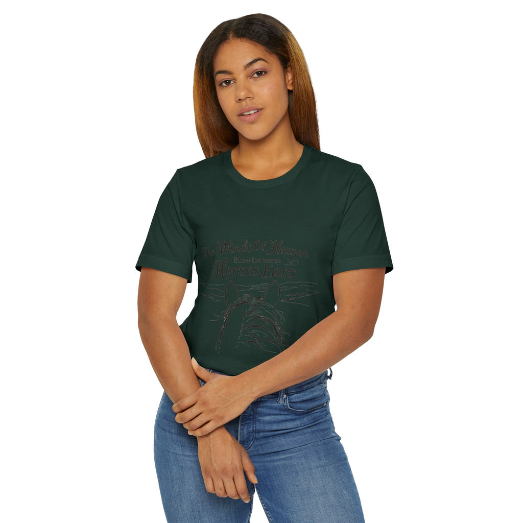 Winds of Heaven Horse Ears T-Shirt | Horseback Riding, HorseGirlsBrand