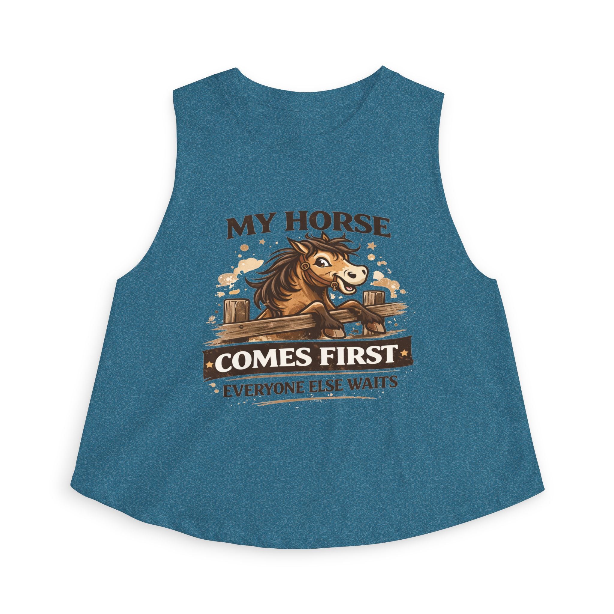My Horse Comes First Women's Crop Top | HorseGirlsBrand