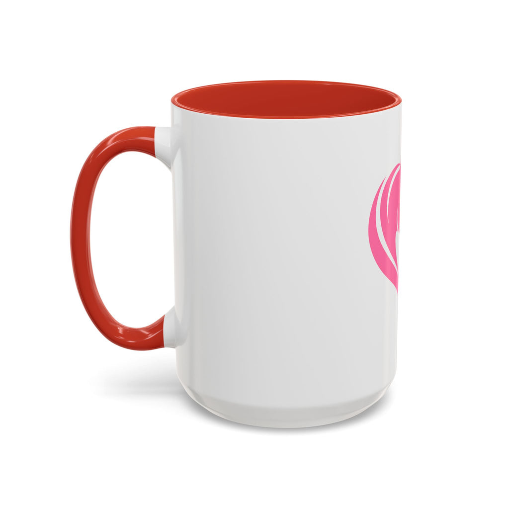 Heart Logo Accent Coffee Mug  Horse & Girl Silhouette for Horse Lovers 11/15oz HorseGirlsBrand