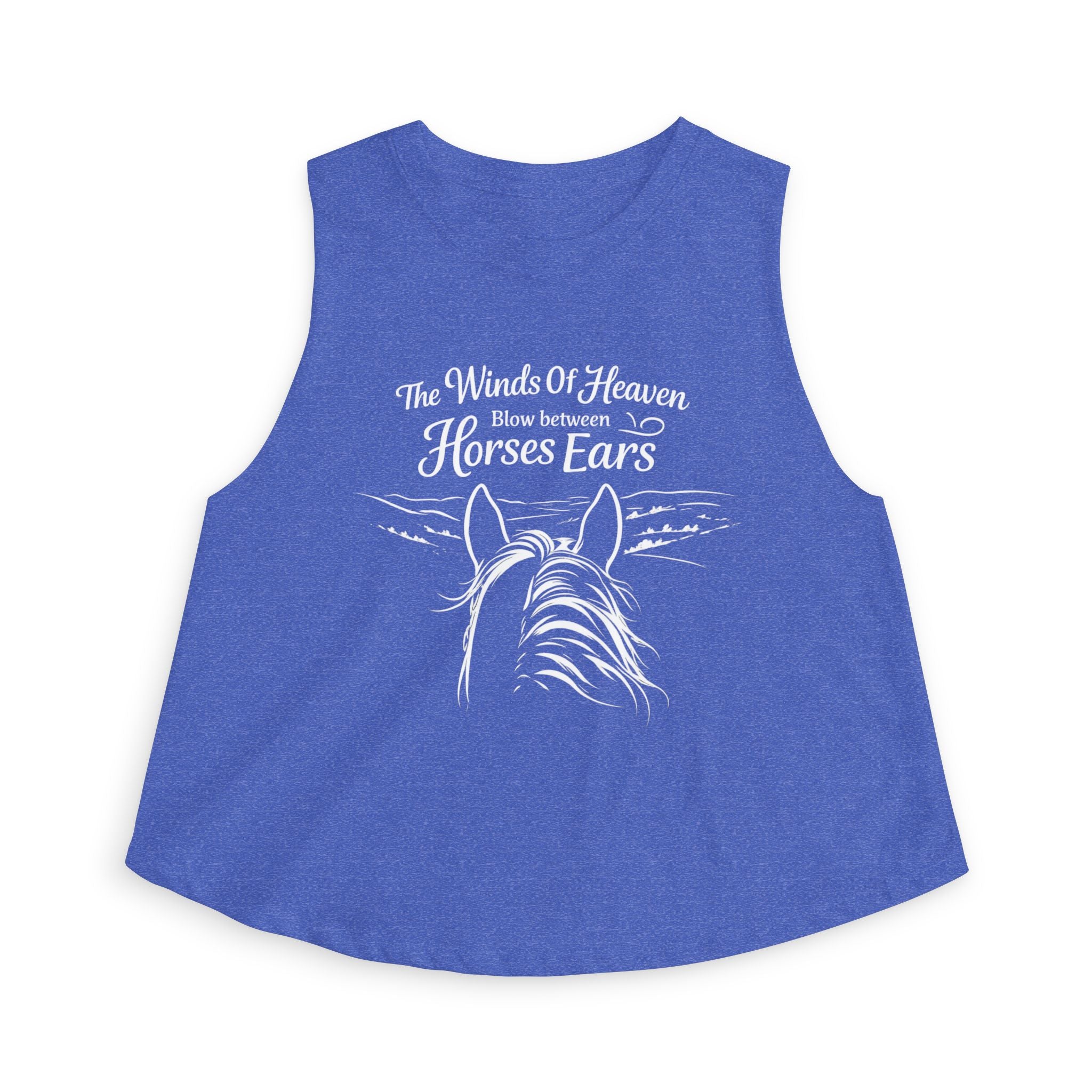 The Winds of Heaven Horses Ears Crop Top | Horseback Riding Shirt HorseGirlsBrand