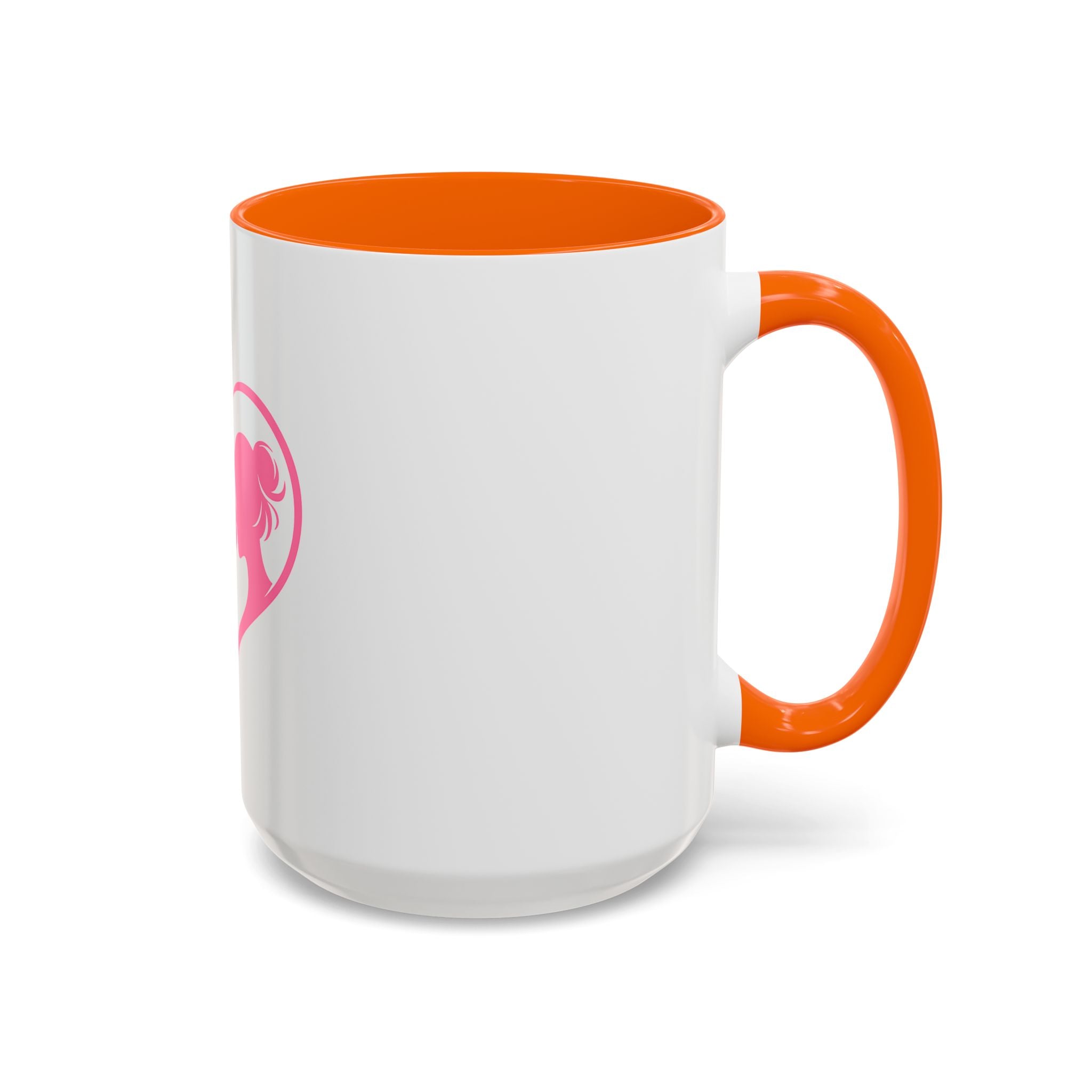Heart Logo Accent Coffee Mug  Horse & Girl Silhouette for Horse Lovers 11/15oz HorseGirlsBrand