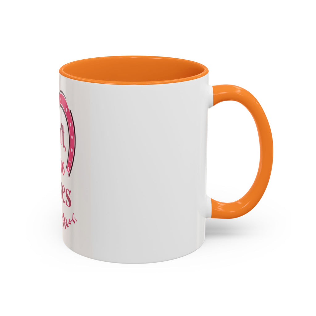 I Can't I Have Horses Pink Horseshoe Heart Mug | Coffee Cup, Equestrian, HorseGirlsBrand