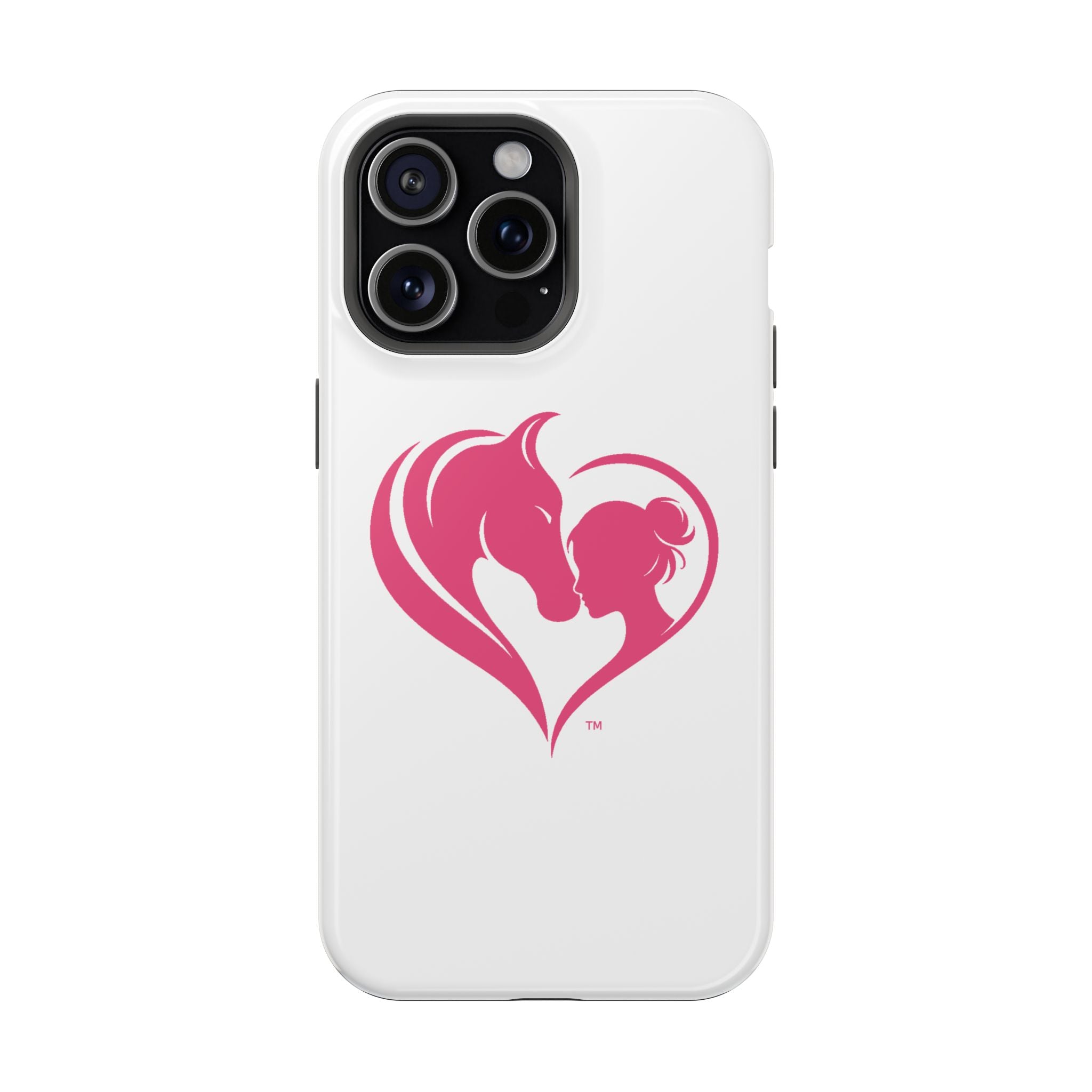 Horse Girl Heart, Stunning print Magnetic Impact-Resistant Cases HorseGirlsbrand