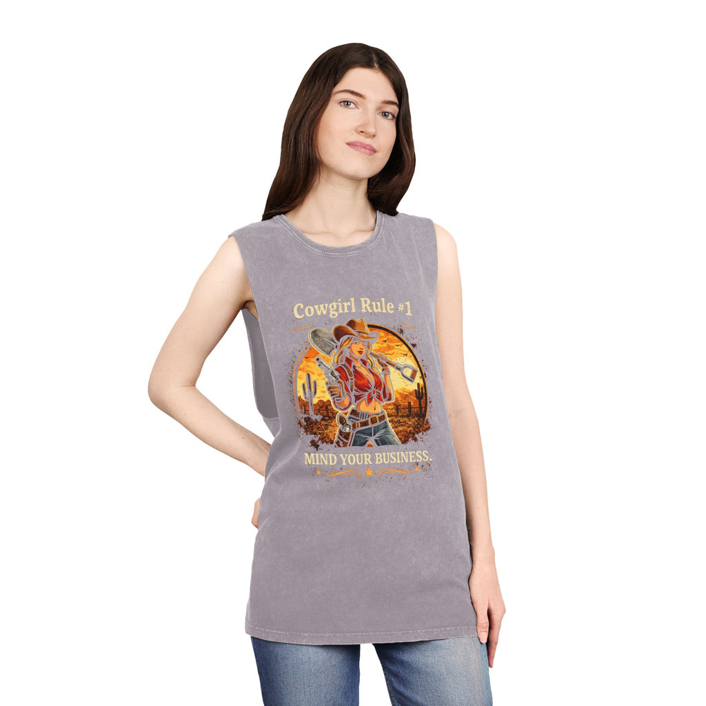 Cowgirl Rule #1 Mind Your Business Tank Top | HorseGirlsBrand