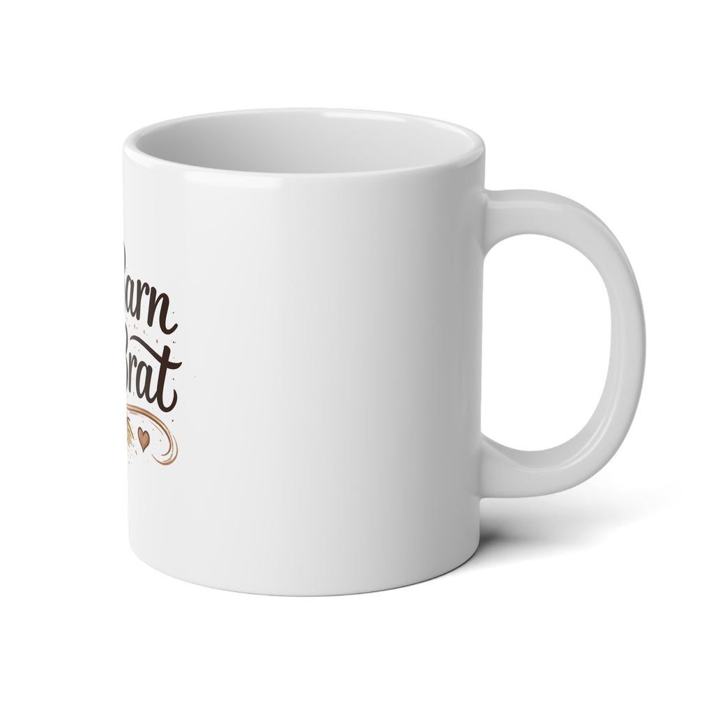 Barn Brat Horse Illustration 20oz Mug | HorseGirlsBrand