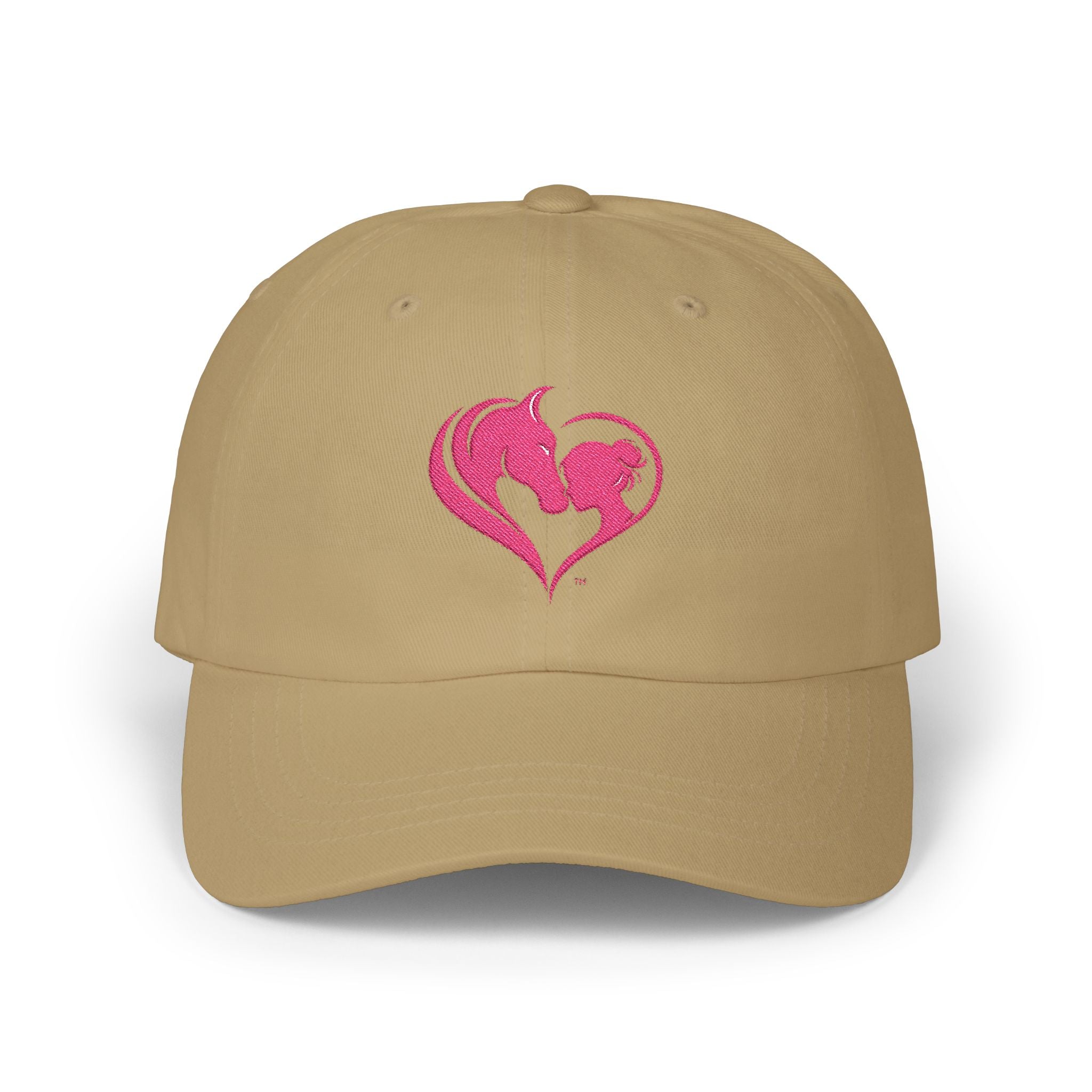 Pink Horse Girl Heart Baseball Cap | HorseGirlsBrand
