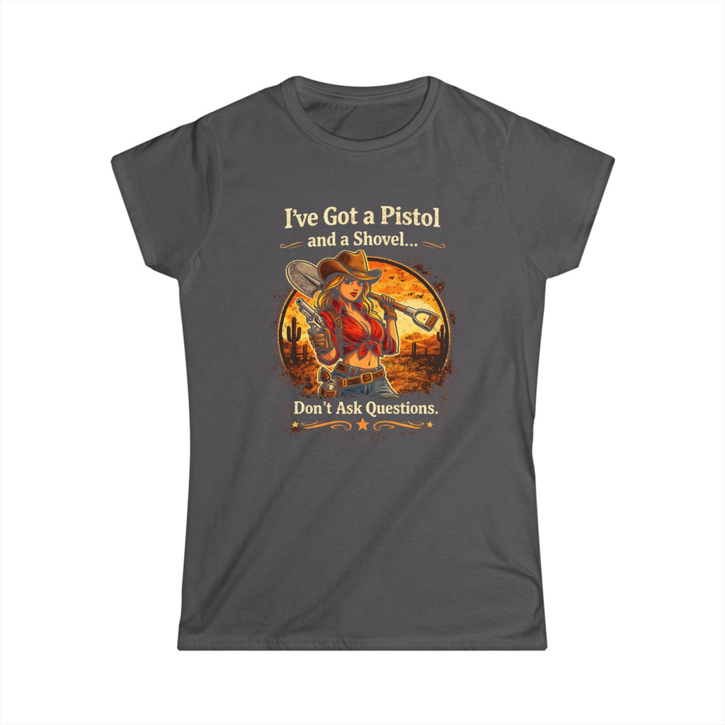 CowGirl Dont Ask Questions CottonTee |  HorseGirlsBrand