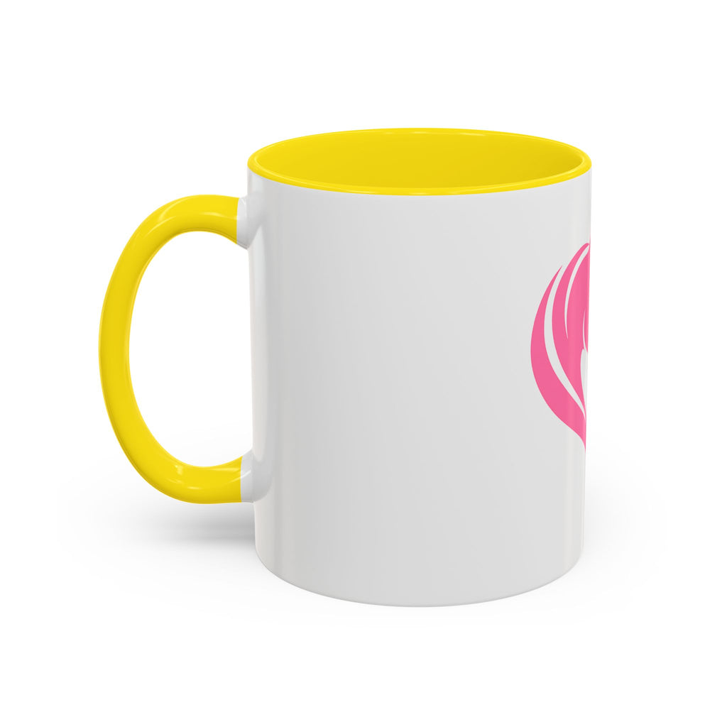Heart Logo Accent Coffee Mug  Horse & Girl Silhouette for Horse Lovers 11/15oz HorseGirlsBrand