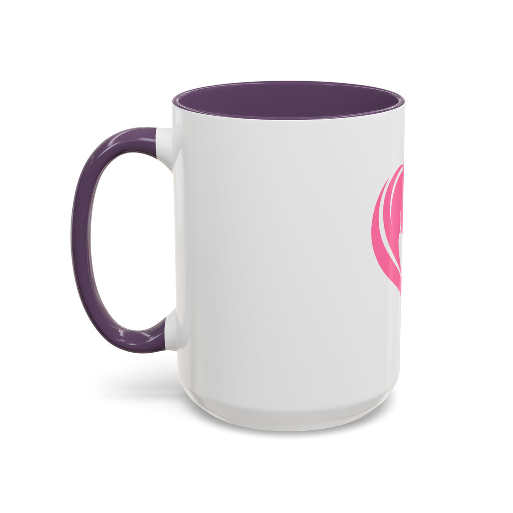 Heart Logo Accent Coffee Mug  Horse & Girl Silhouette for Horse Lovers 11/15oz HorseGirlsBrand