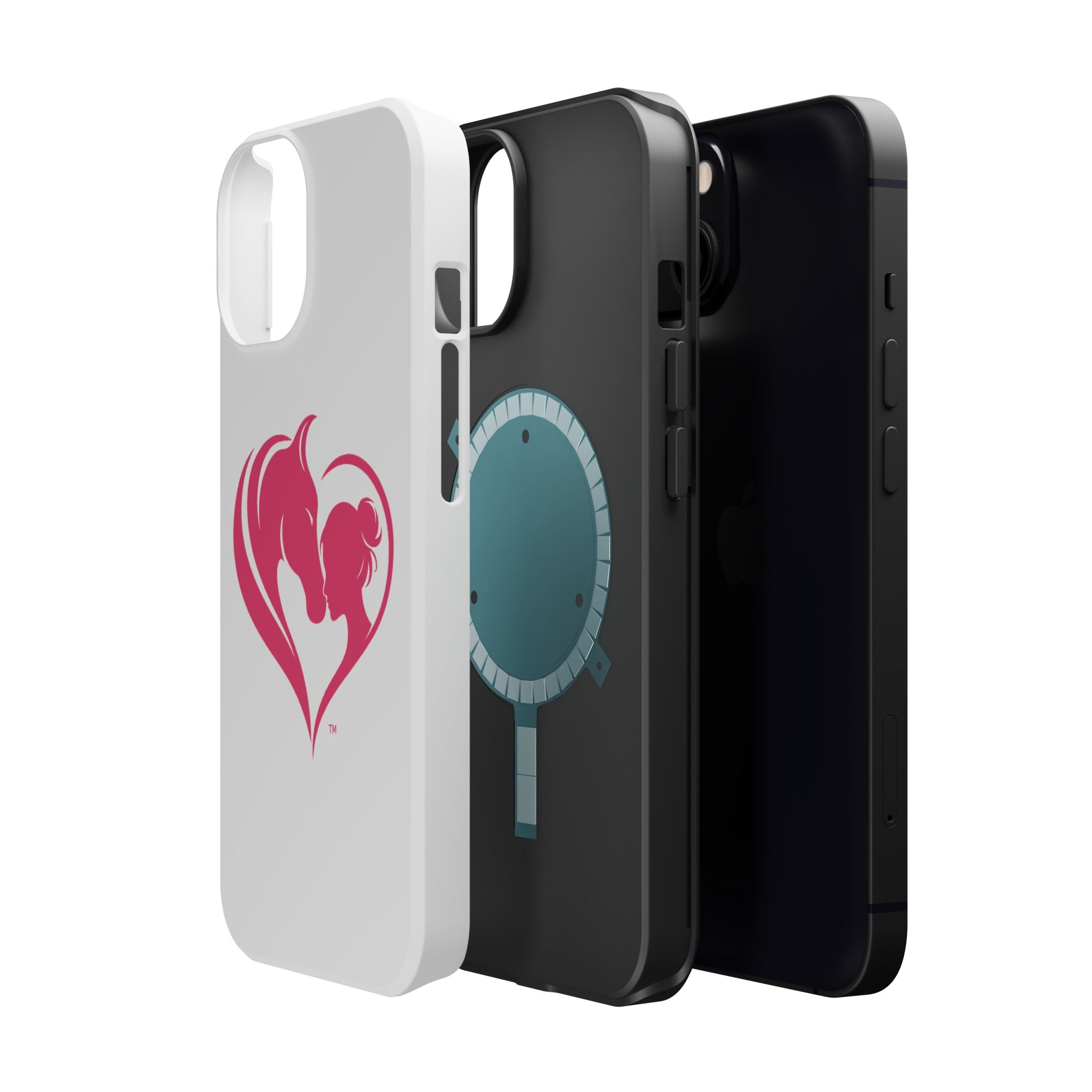 Horse Girl Heart, Stunning print Magnetic Impact-Resistant Cases HorseGirlsbrand