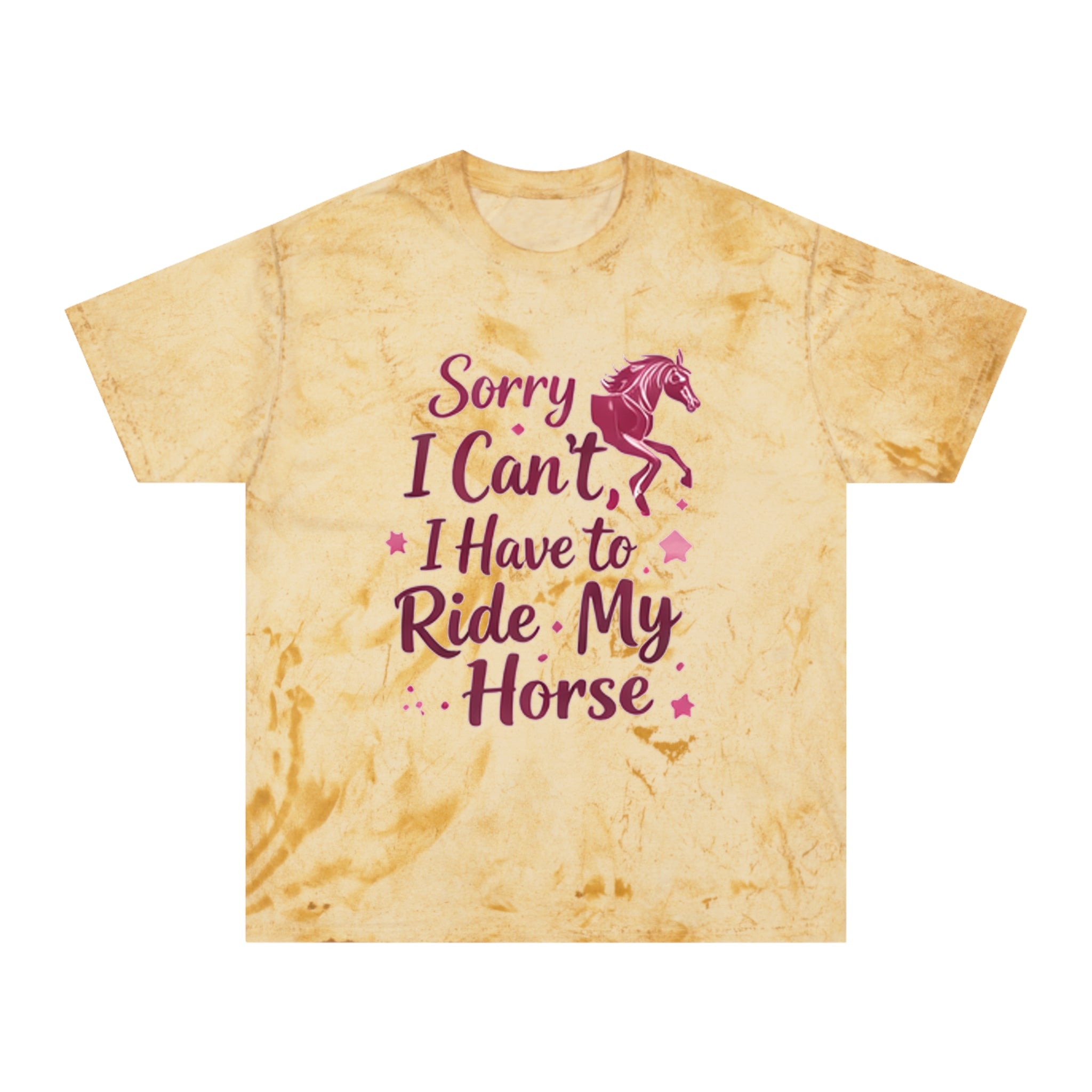 Sorry I Can't I Have to Ride My Horse T-Shirt | HorseGirlsbrand
