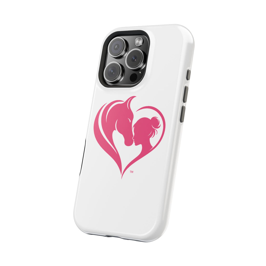 Horse Girl Heart, Stunning print Magnetic Impact-Resistant Cases HorseGirlsbrand