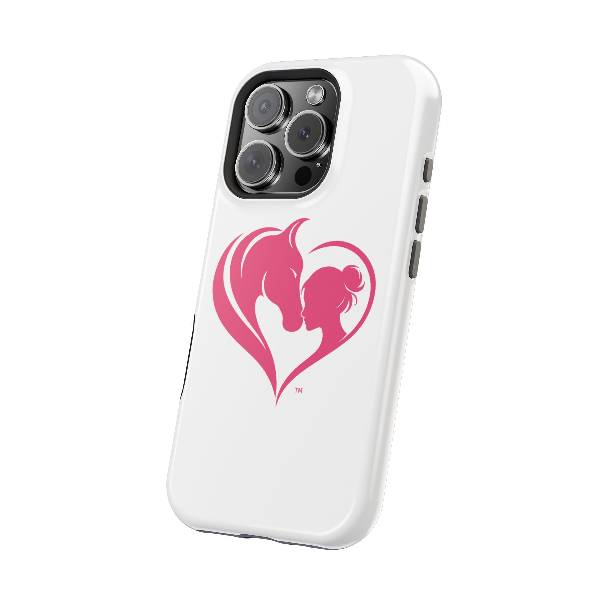 Horse Girl Heart, Stunning print Magnetic Impact-Resistant Cases HorseGirlsbrand