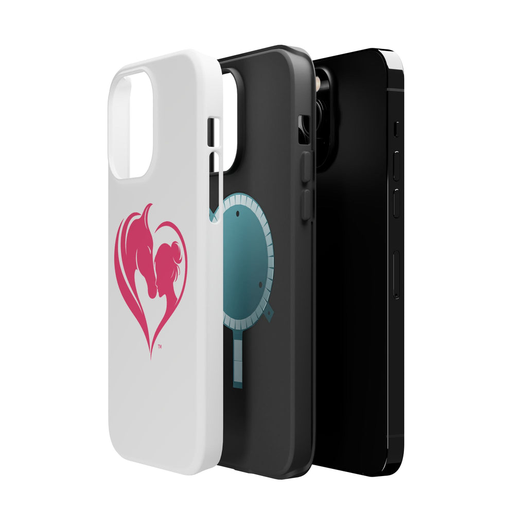 Horse Girl Heart, Stunning print Magnetic Impact-Resistant Cases HorseGirlsbrand