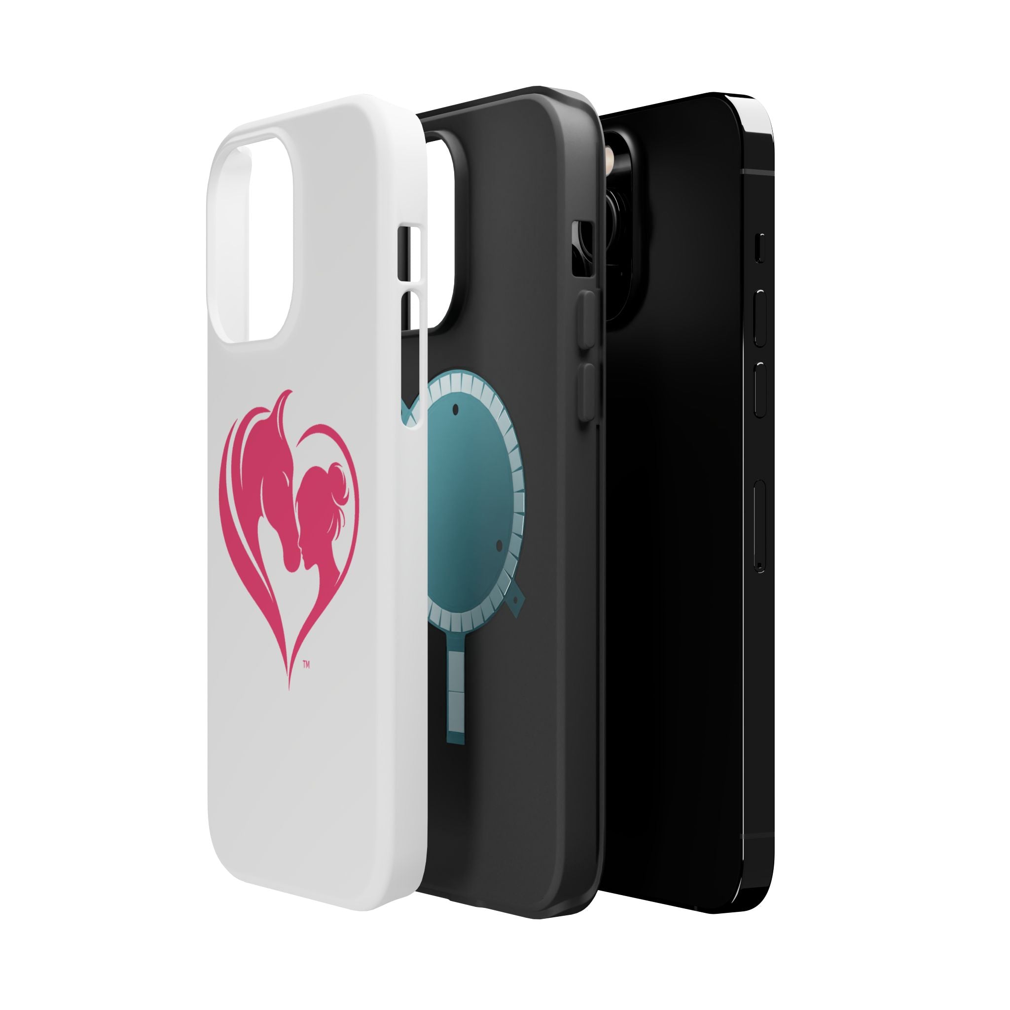 Horse Girl Heart, Stunning print Magnetic Impact-Resistant Cases HorseGirlsbrand