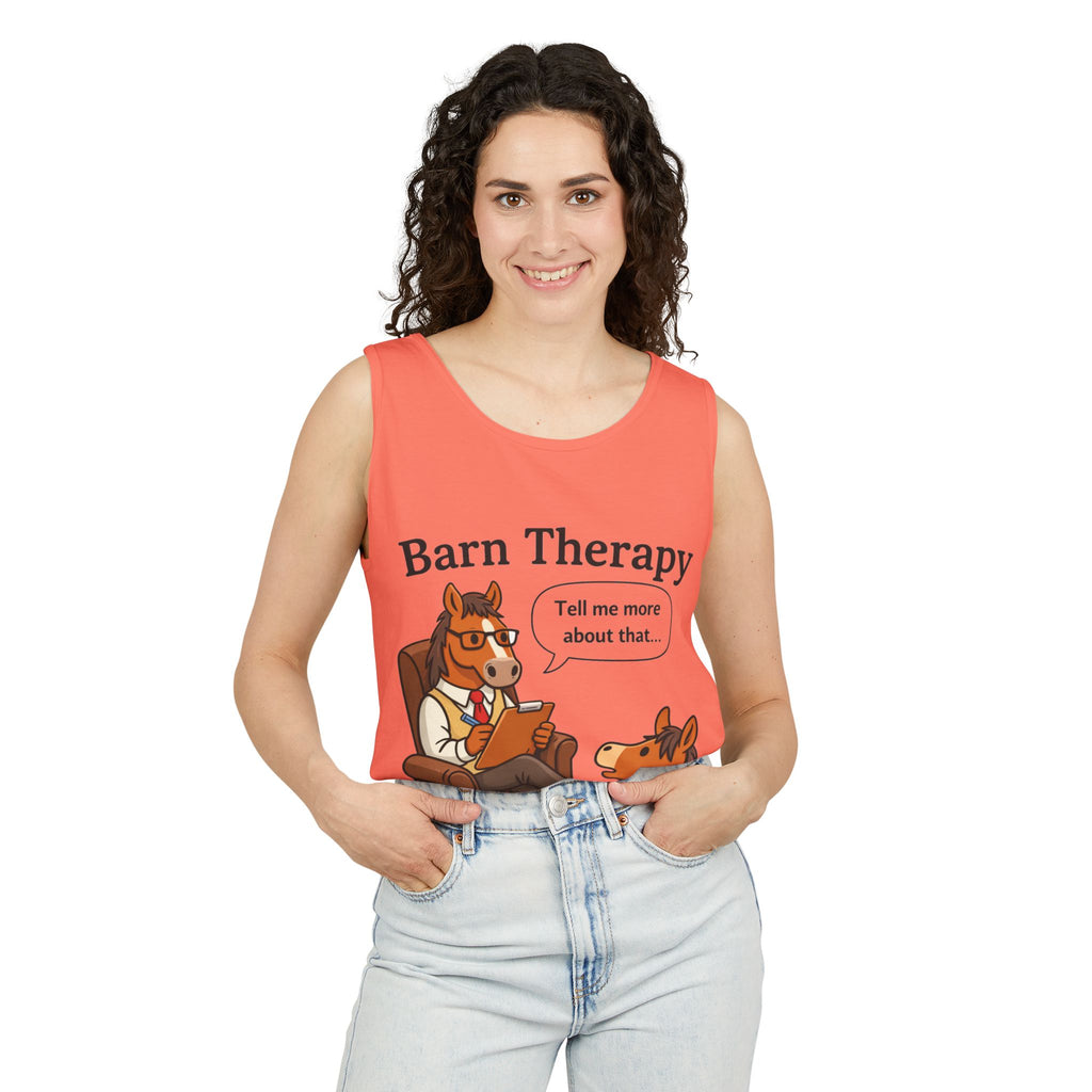Barn Therapy Horse Tank Top |  HorseGirlsBrand