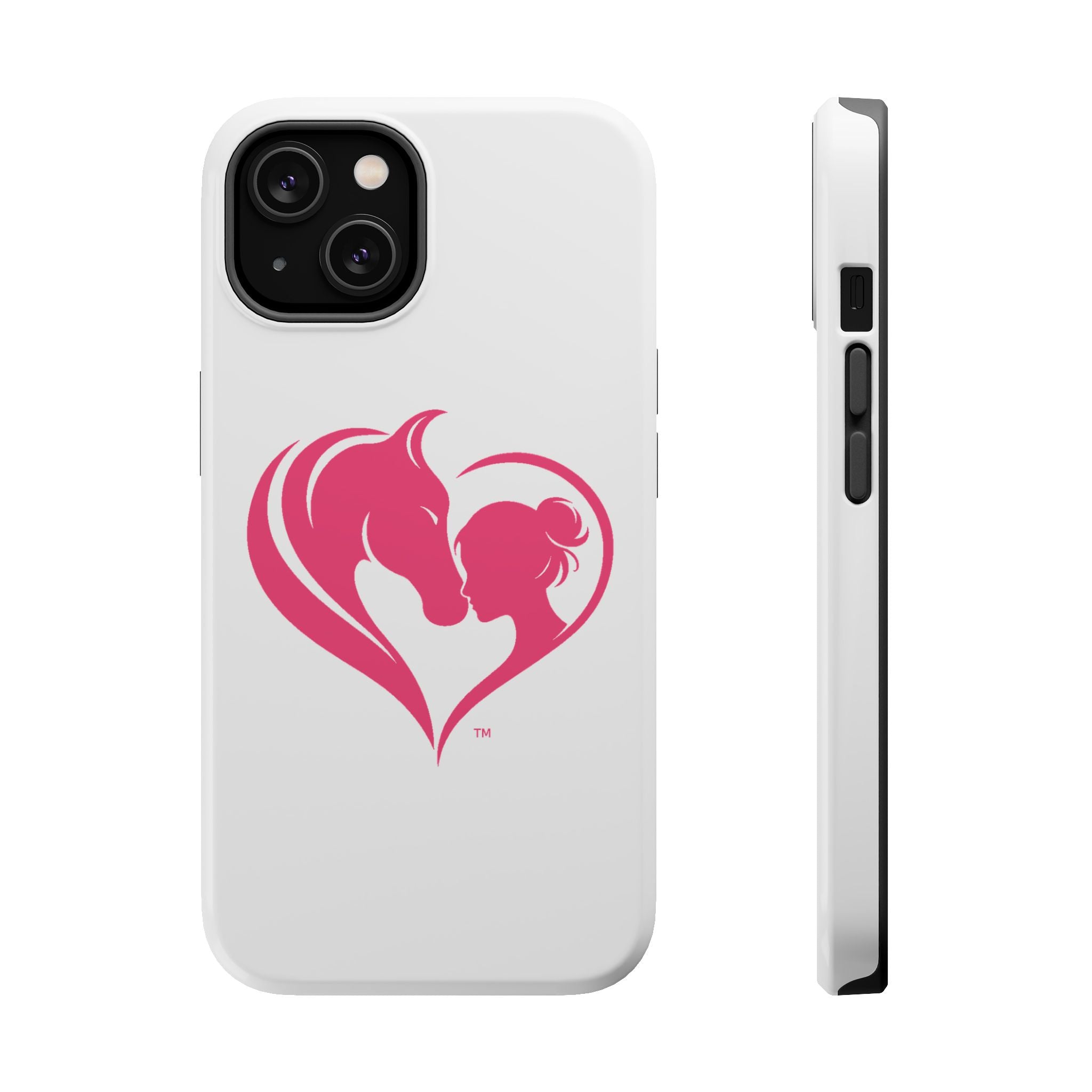 Horse Girl Heart, Stunning print Magnetic Impact-Resistant Cases HorseGirlsbrand