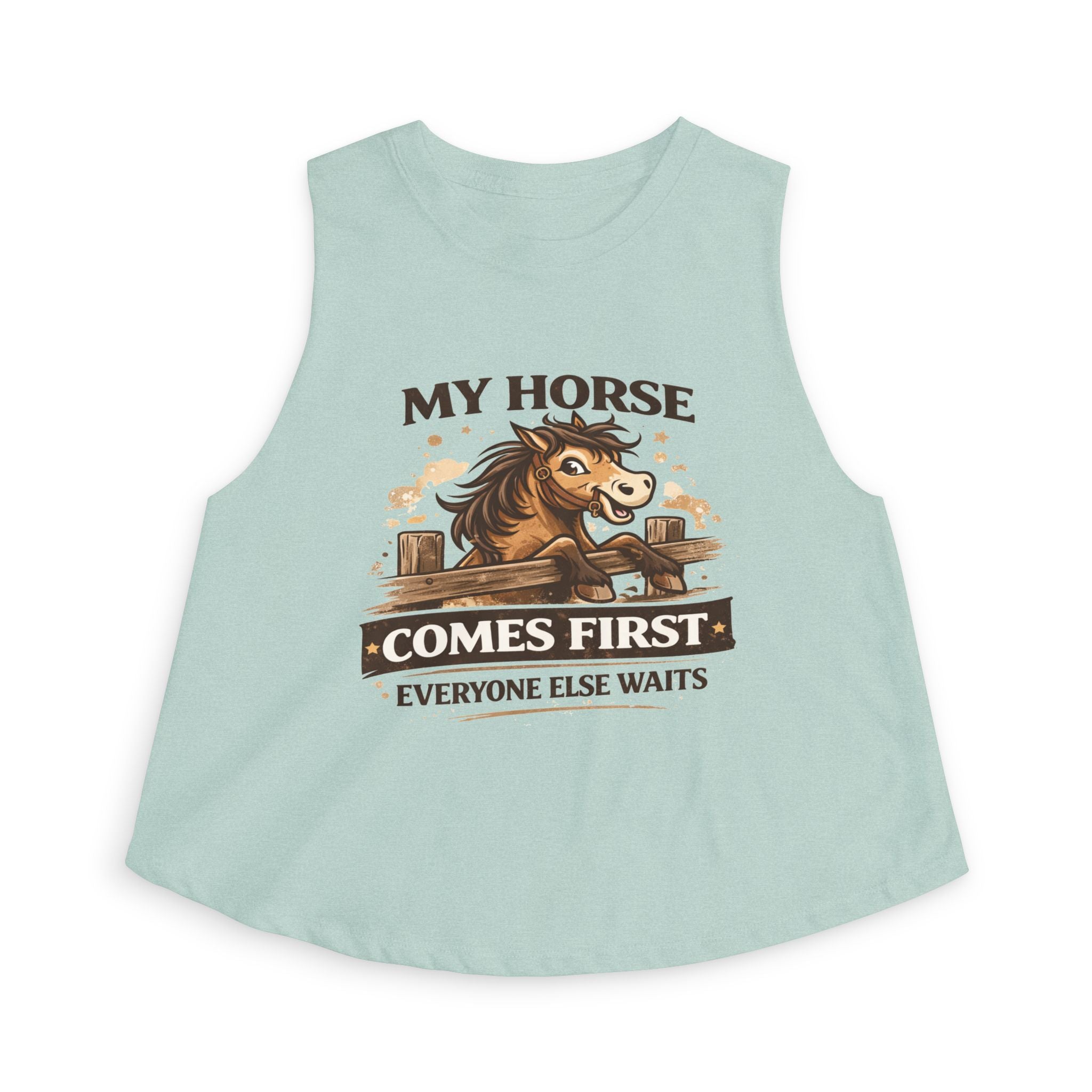 My Horse Comes First Women's Crop Top | HorseGirlsBrand