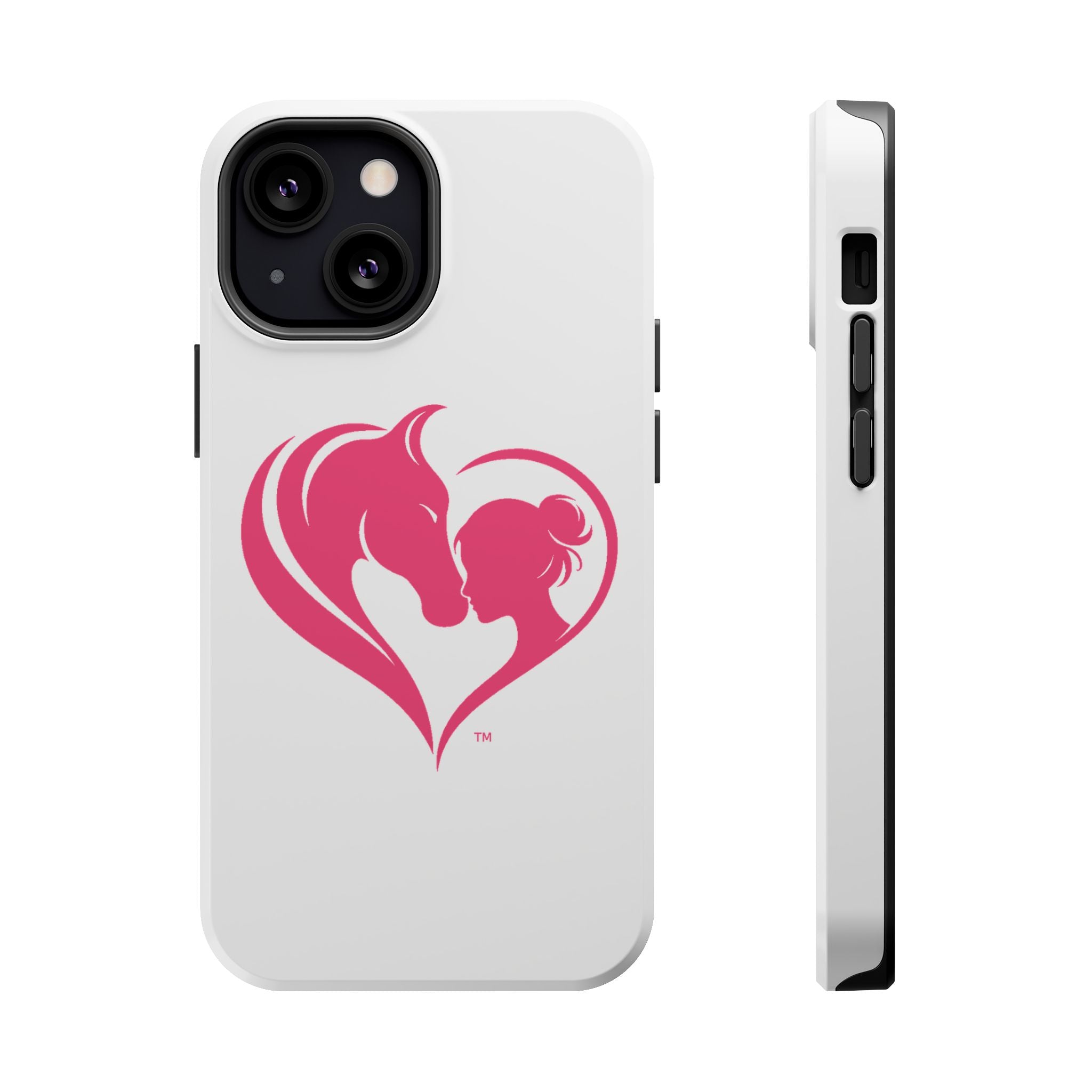 Horse Girl Heart, Stunning print Magnetic Impact-Resistant Cases HorseGirlsbrand
