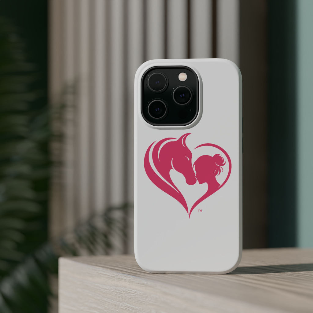 Horse Girl Heart, Stunning print Magnetic Impact-Resistant Cases HorseGirlsbrand